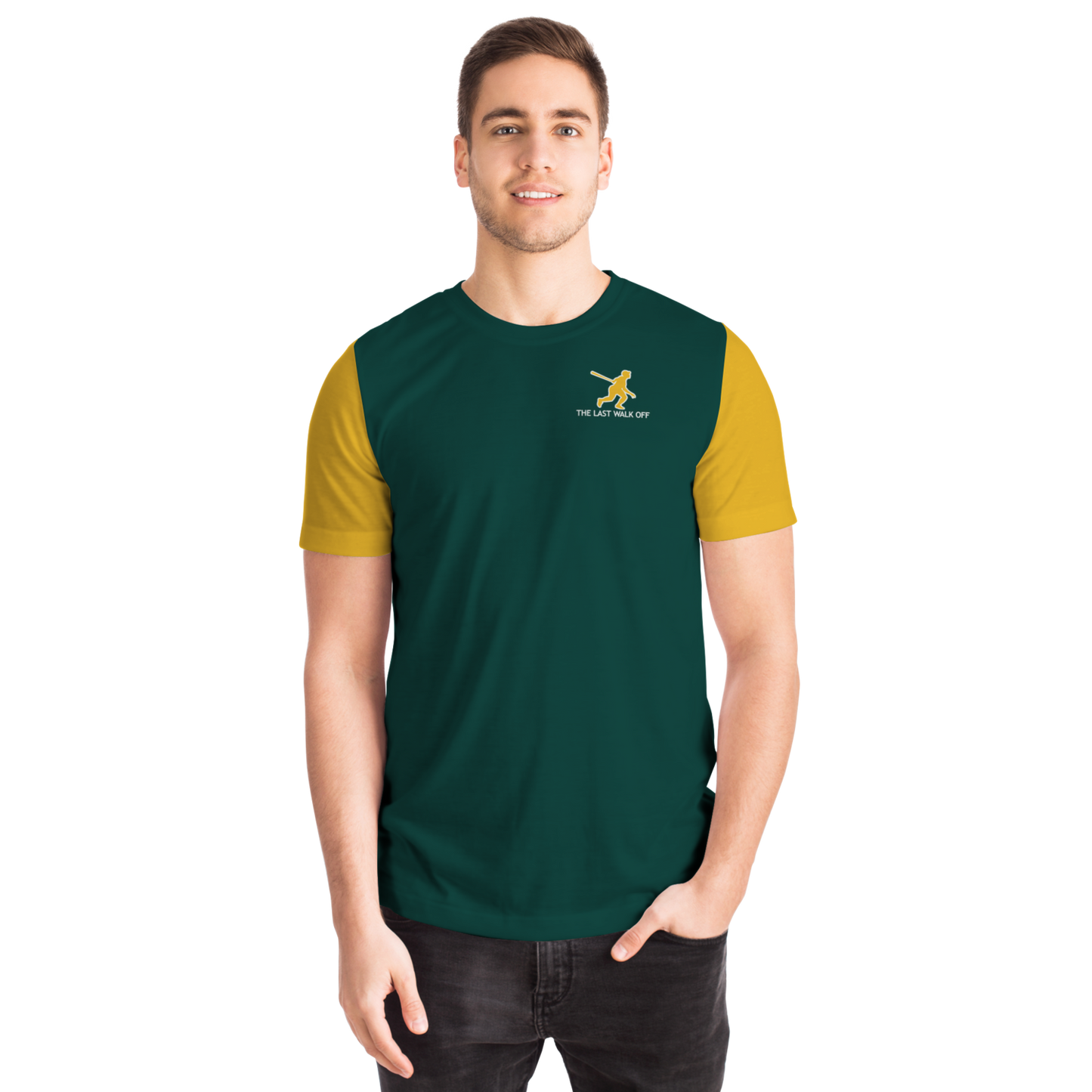 Oakland Green Gold Short Sleeve Shirt