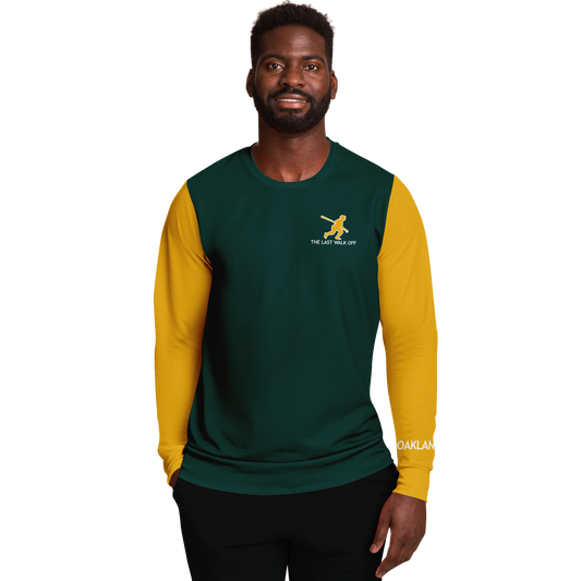 Oakland Green Gold Long Sleeve Shirt