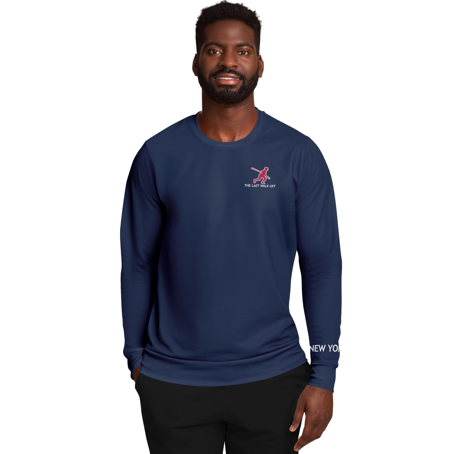 New York Navy Blue Long Sleeve Shirt LIGHTS