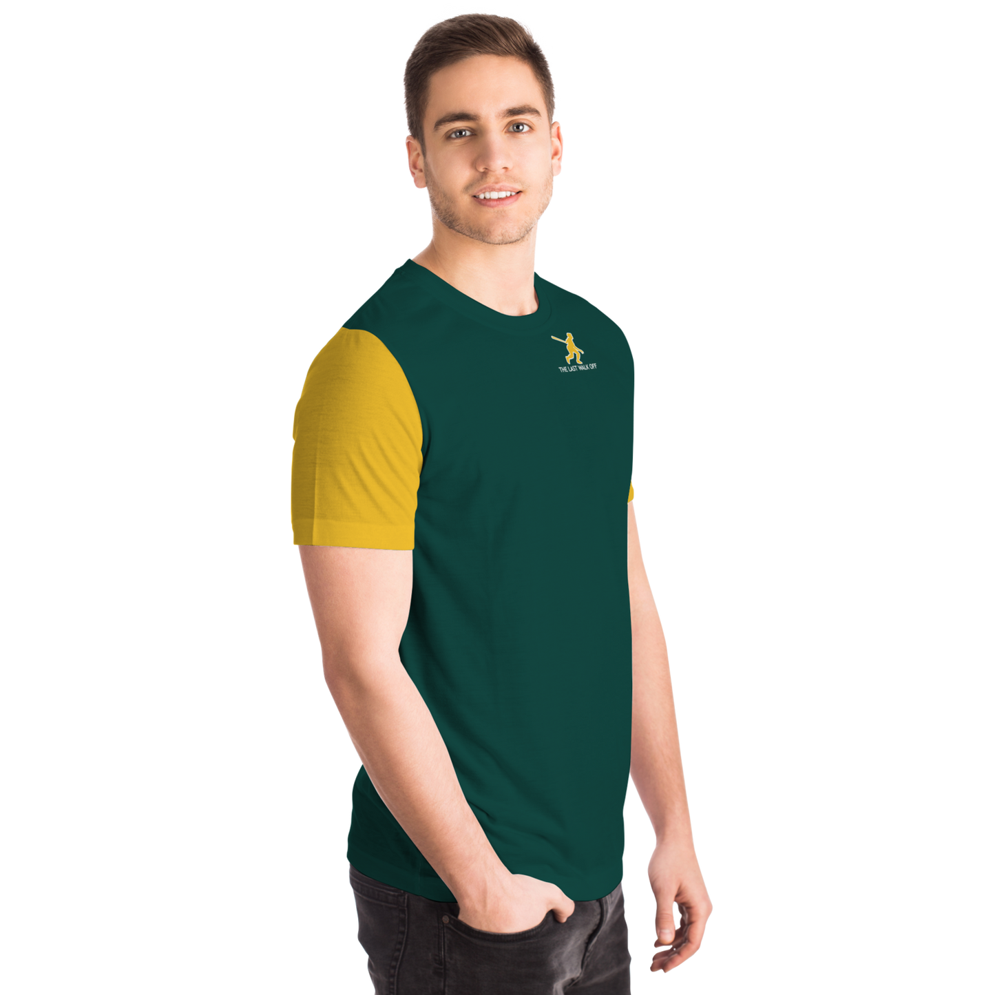 Oakland Green Gold Short Sleeve Shirt