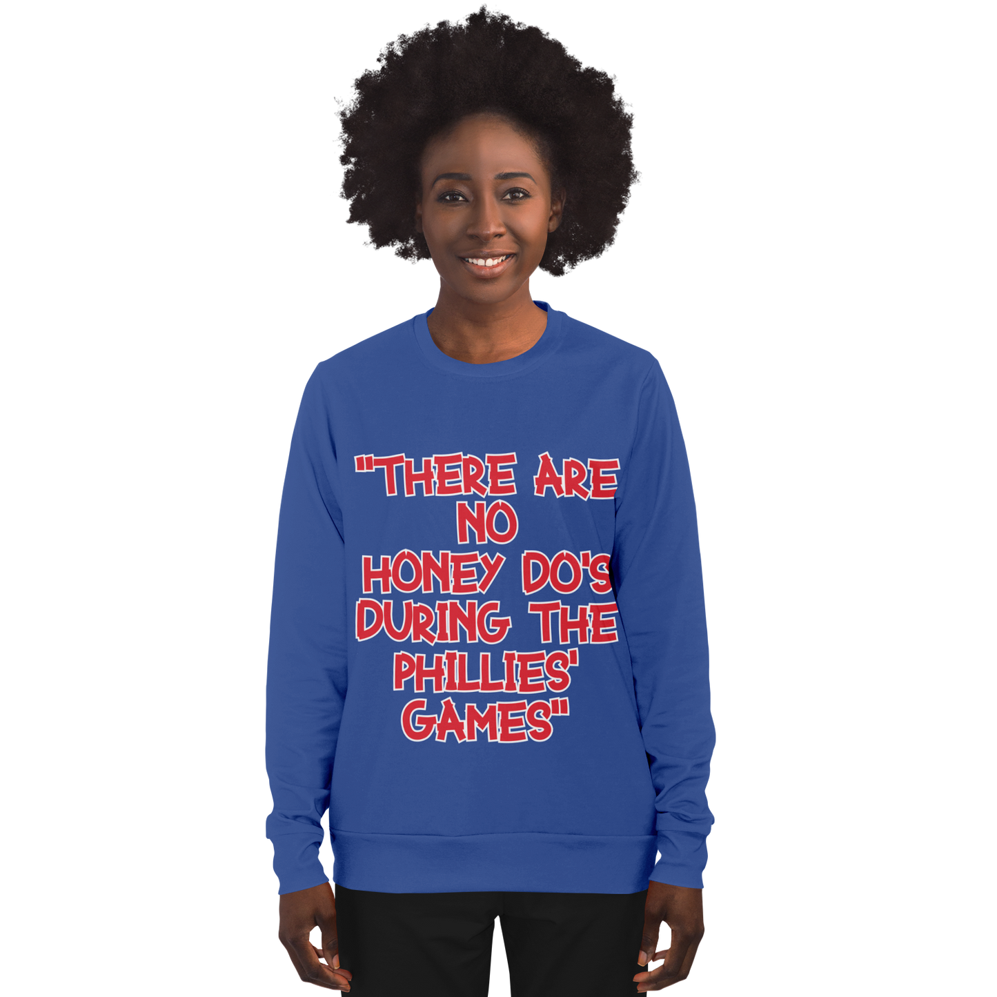 Honey Do's Blue Red Long Sleeve Shirt 2
