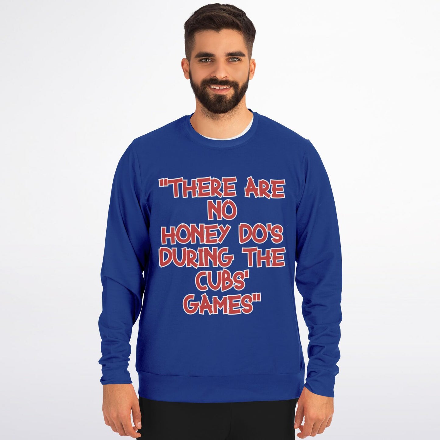 Honey Do's Dark Blue Red Long Sleeve Shirt 2