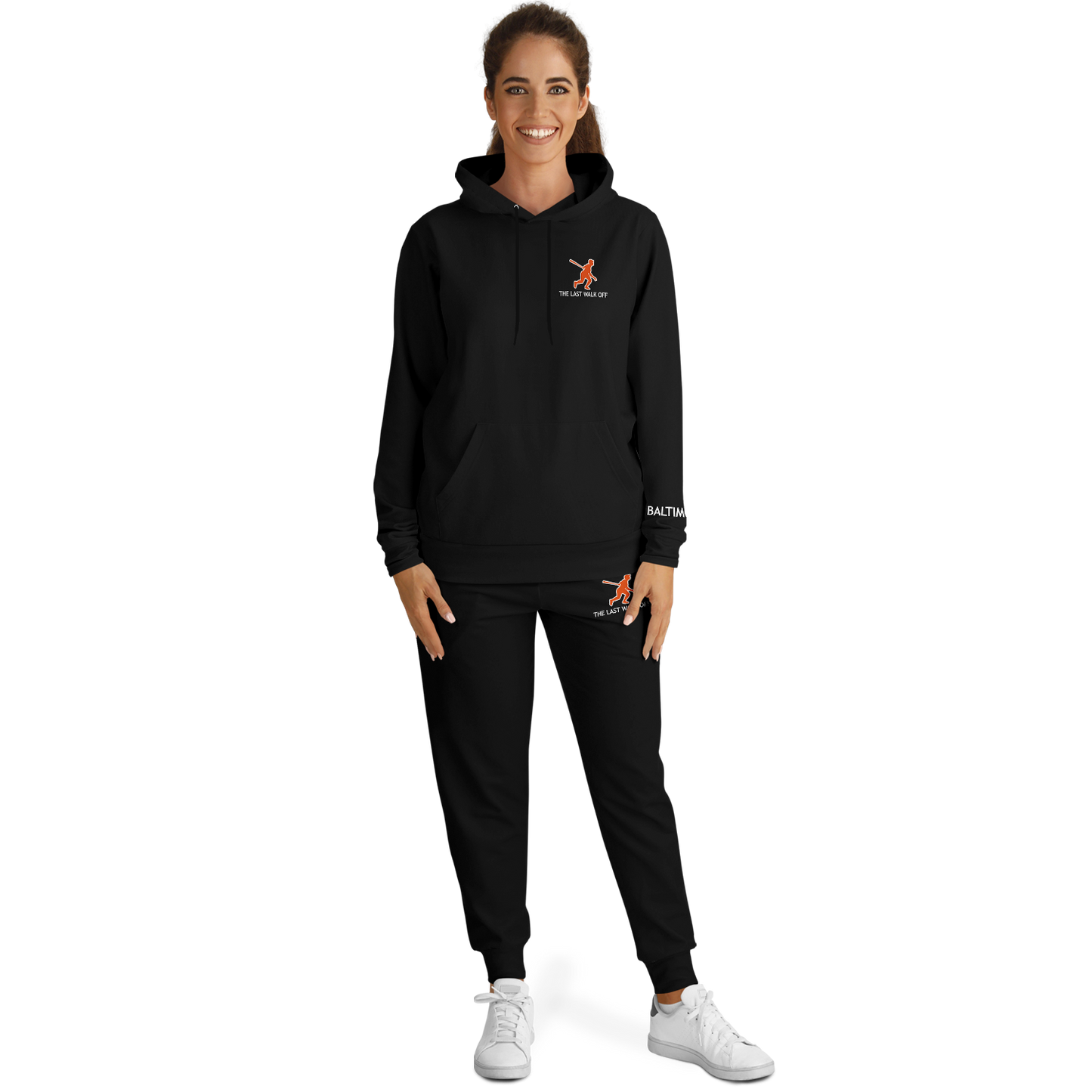 Baltimore Black Hoodie and Joggers Two