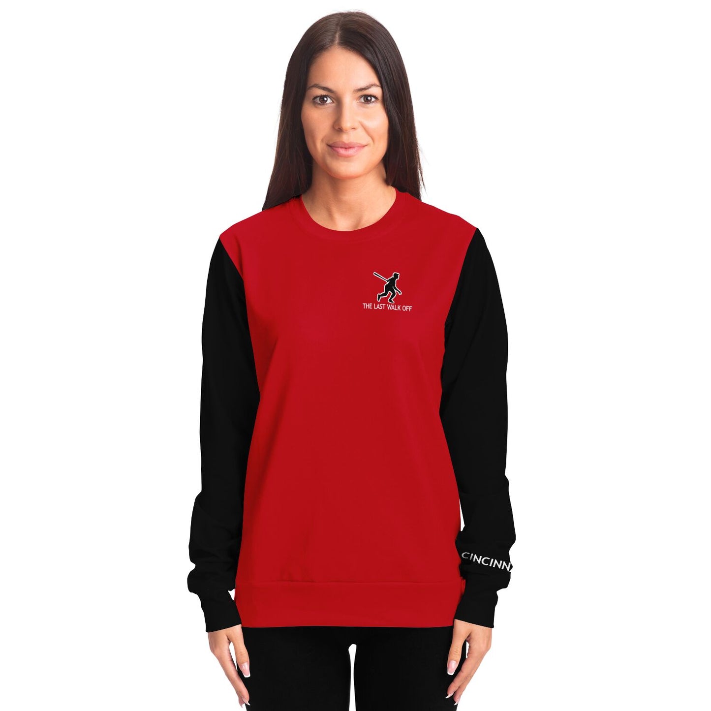 Cincinnati Red Black Long Sleeve Shirt