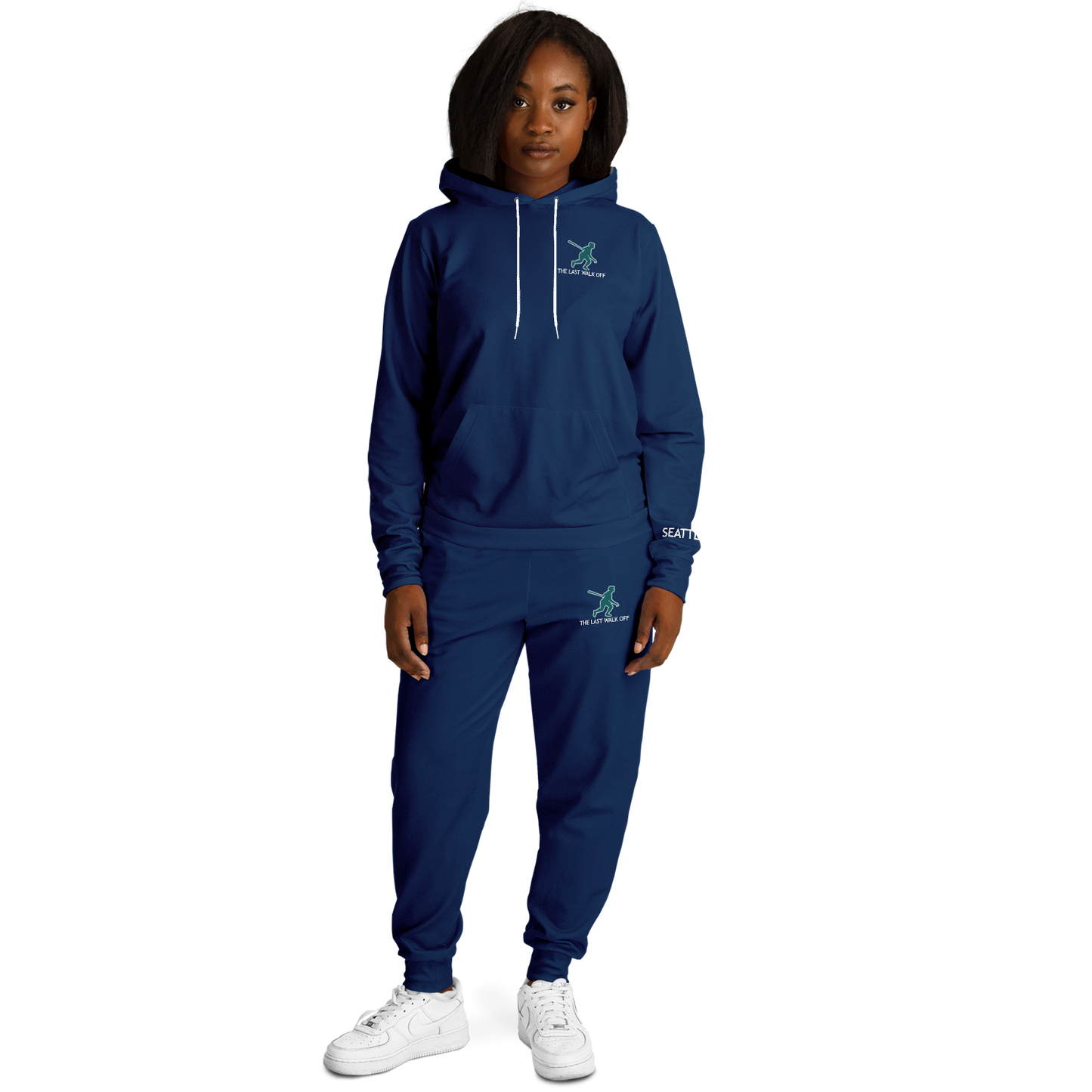 Seattle Navy Blue Hoodie and Joggers POST