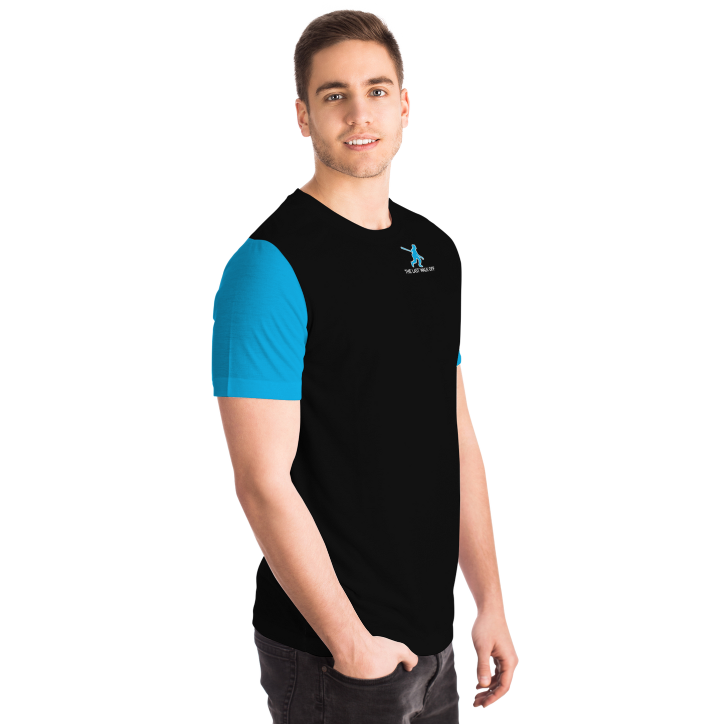 Miami Black Blue Short Sleeve Shirt