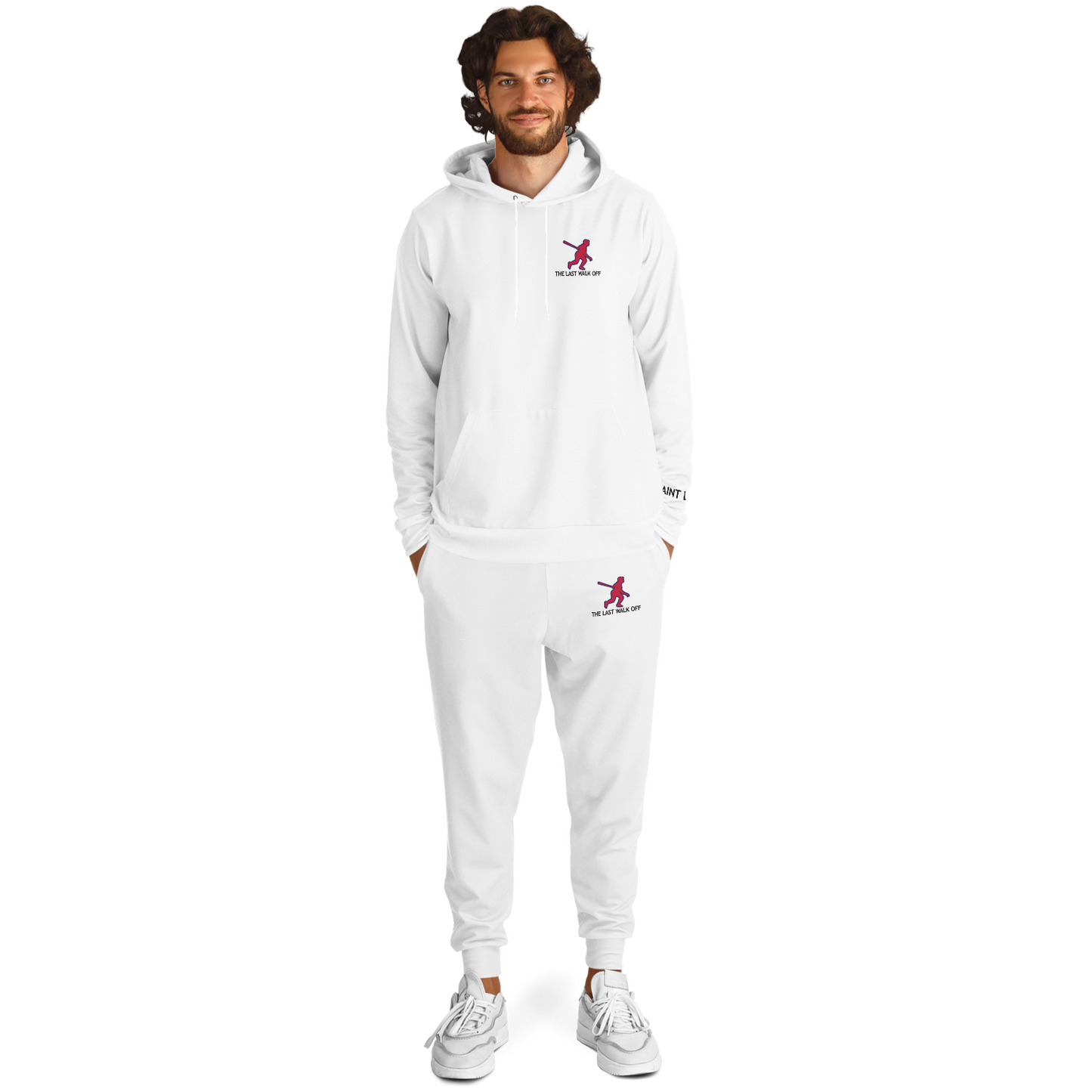 Saint Louis White Hoodie and Joggers TWO