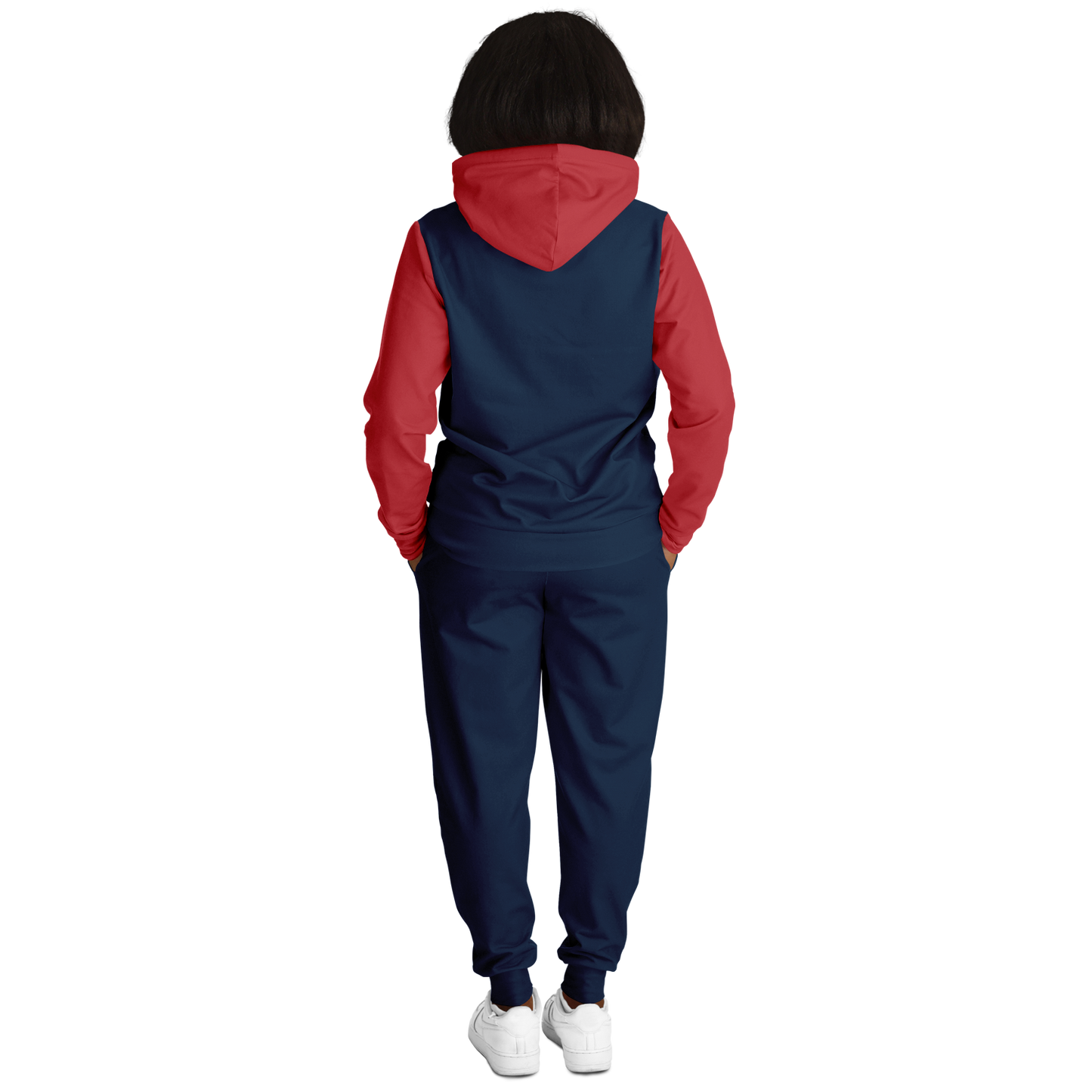 Boston Navy Blue Red Hoodie and Joggers