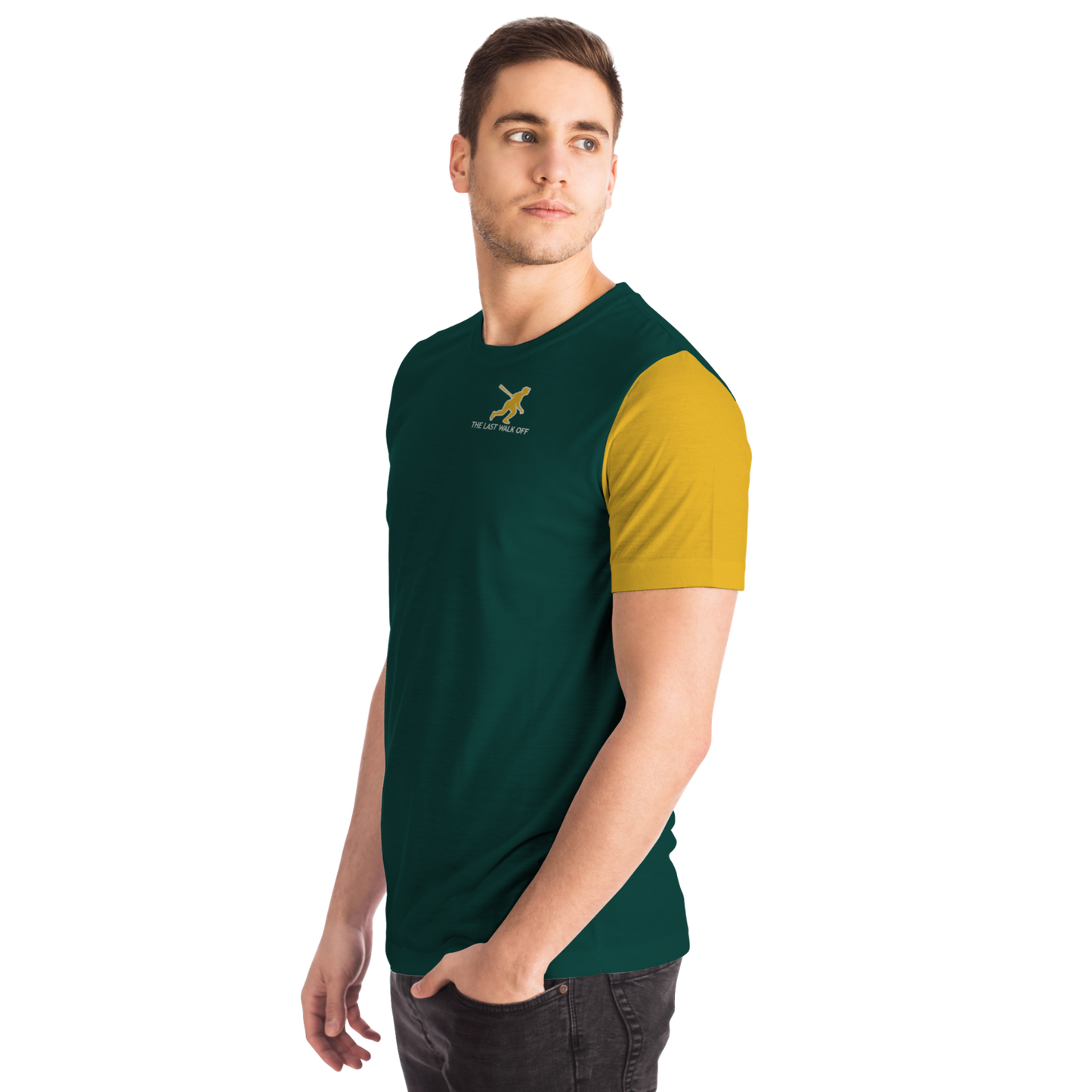 Oakland Green Gold Short Sleeve Shirt