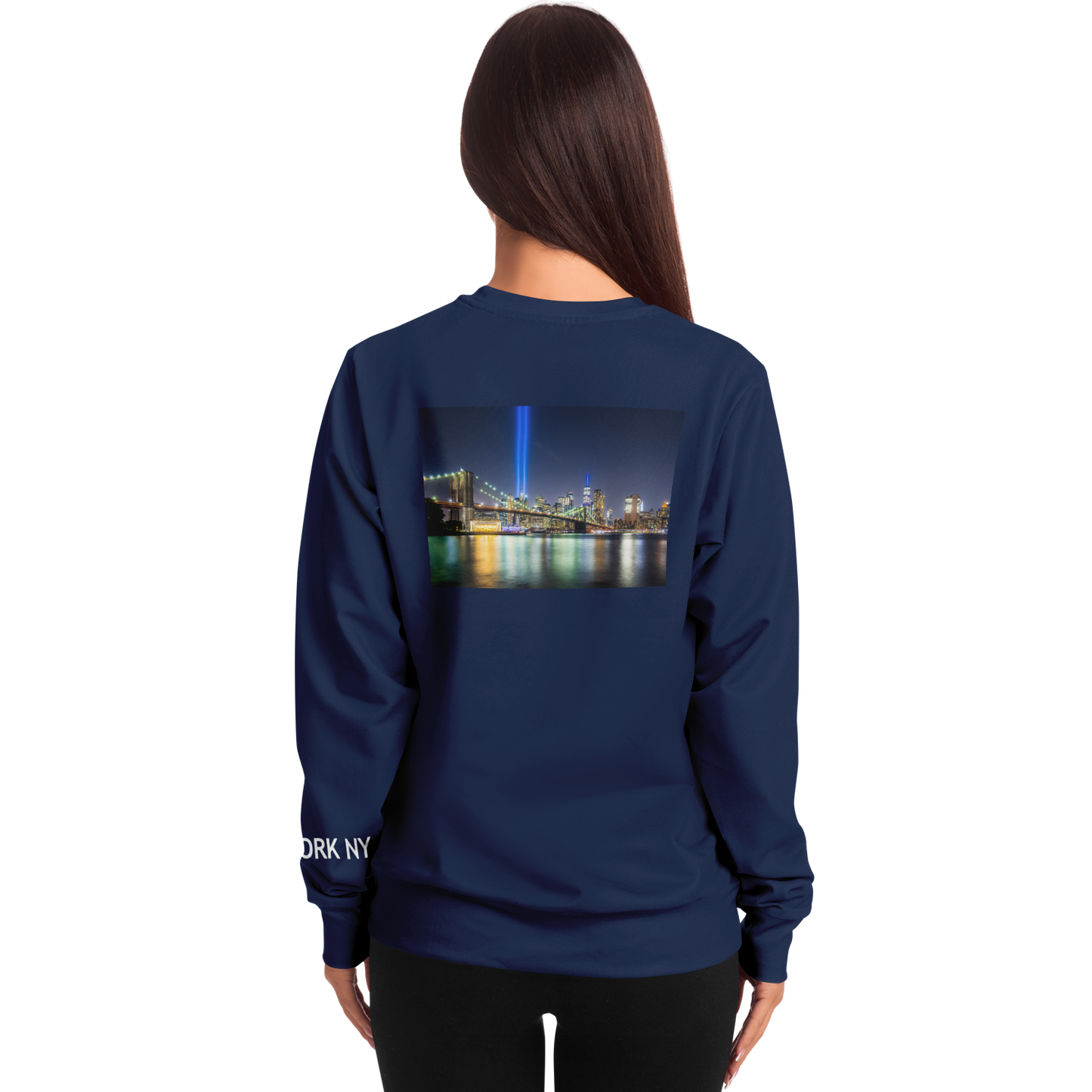 New York Navy Blue Long Sleeve Shirt LIGHTS