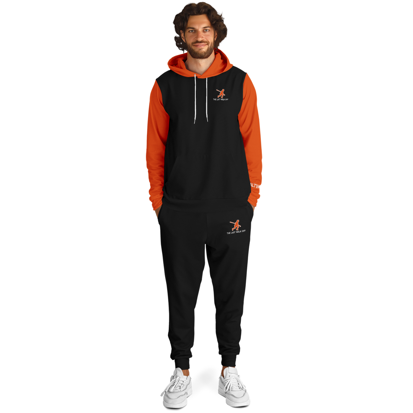 Baltimore Black Orange Hoodie and Joggers