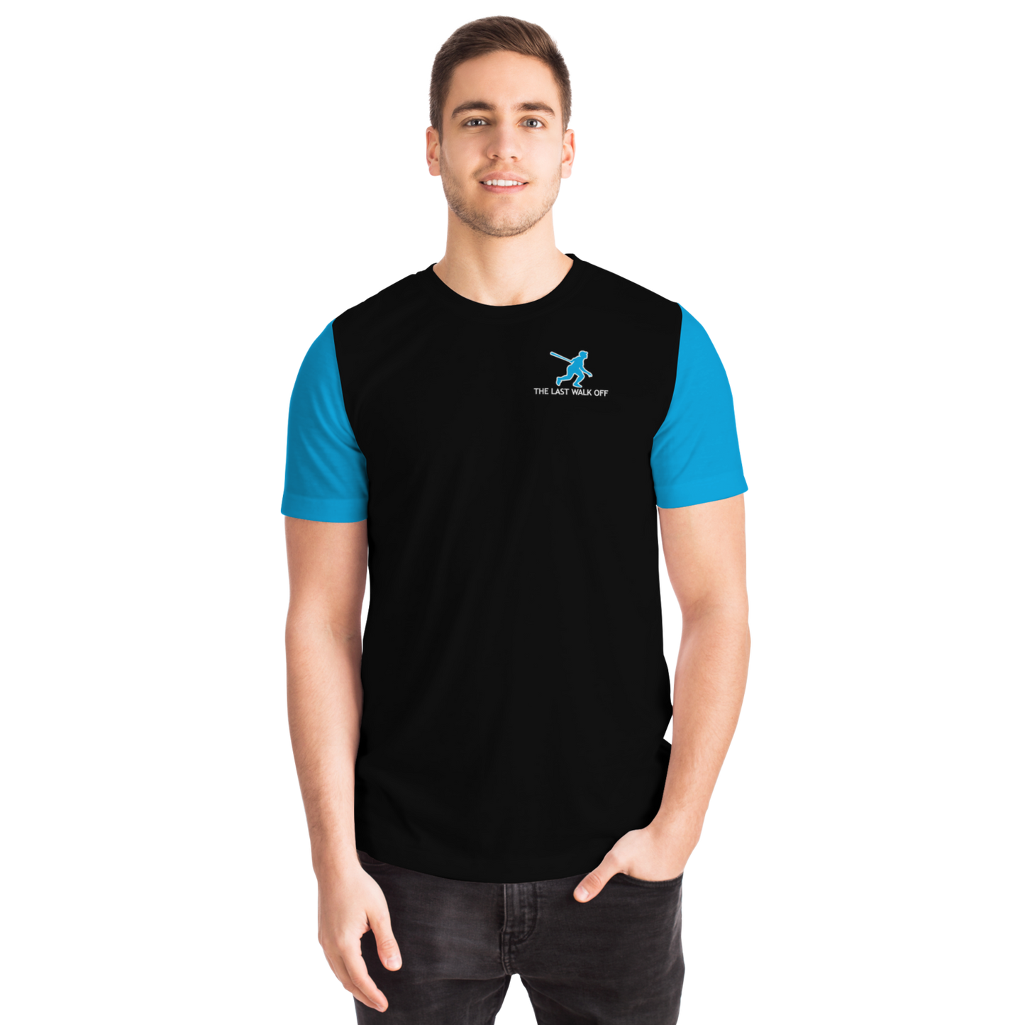 Miami Black Blue Short Sleeve Shirt