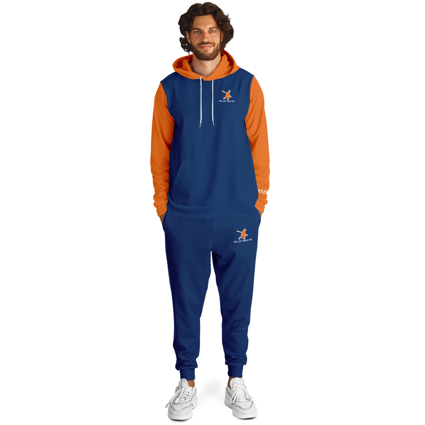 Houston Blue Orange Hoodie and Joggers Rocket