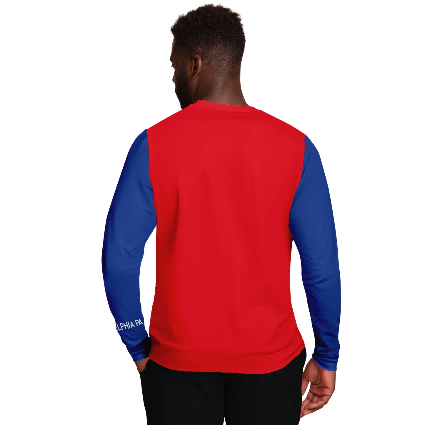 Philadelphia Red Blue Long Sleeve Shirt