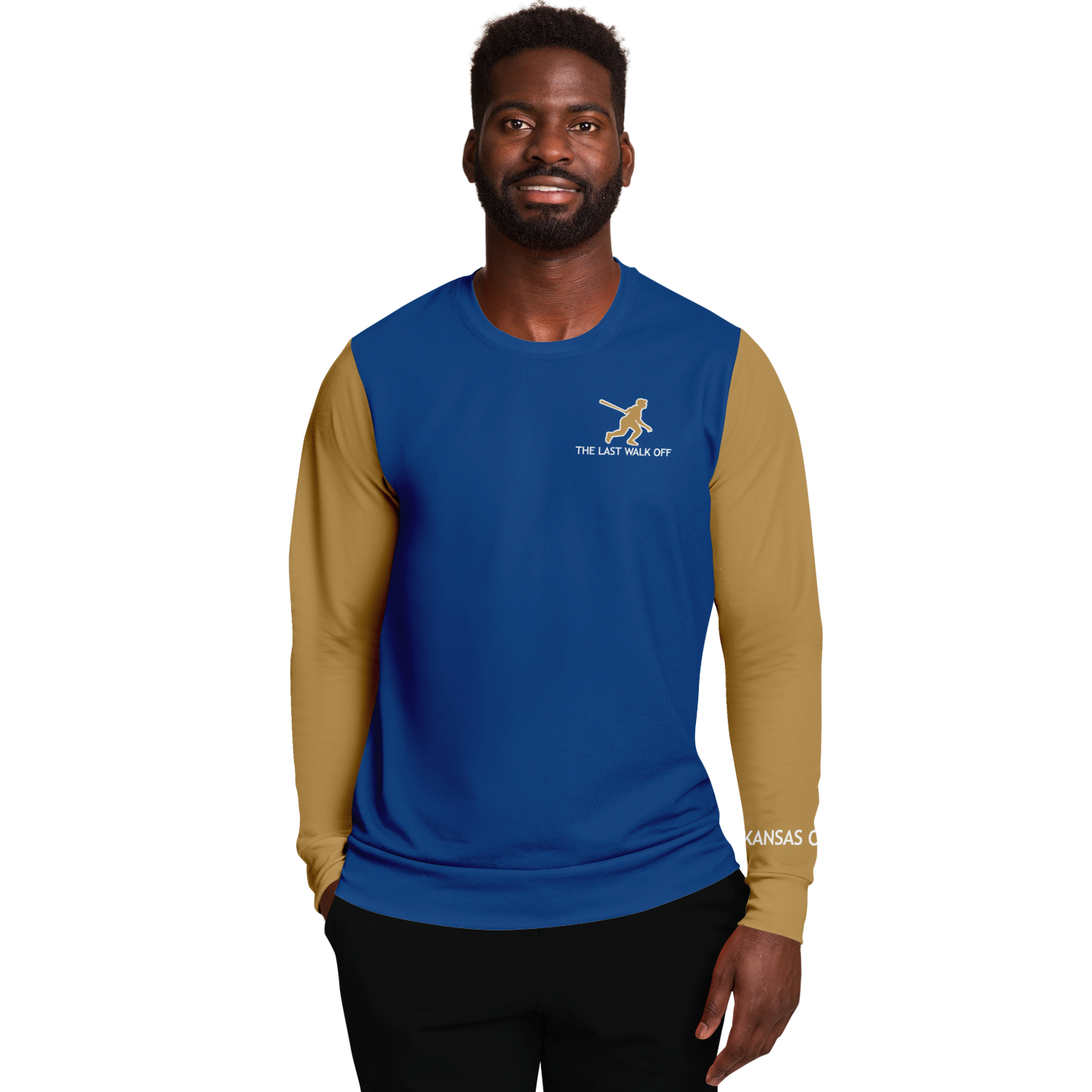 Kansas City Blue Gold Long Sleeve Shirt