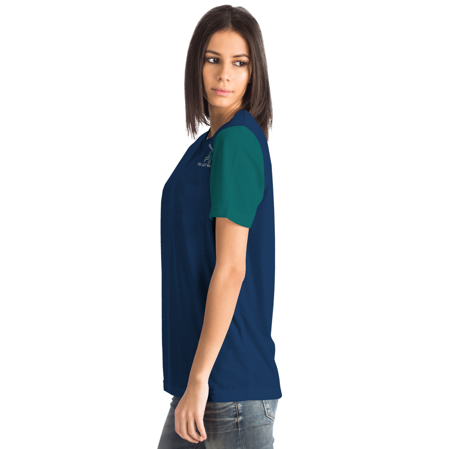 Seattle Navy Blue Green Short Sleeve Shirt