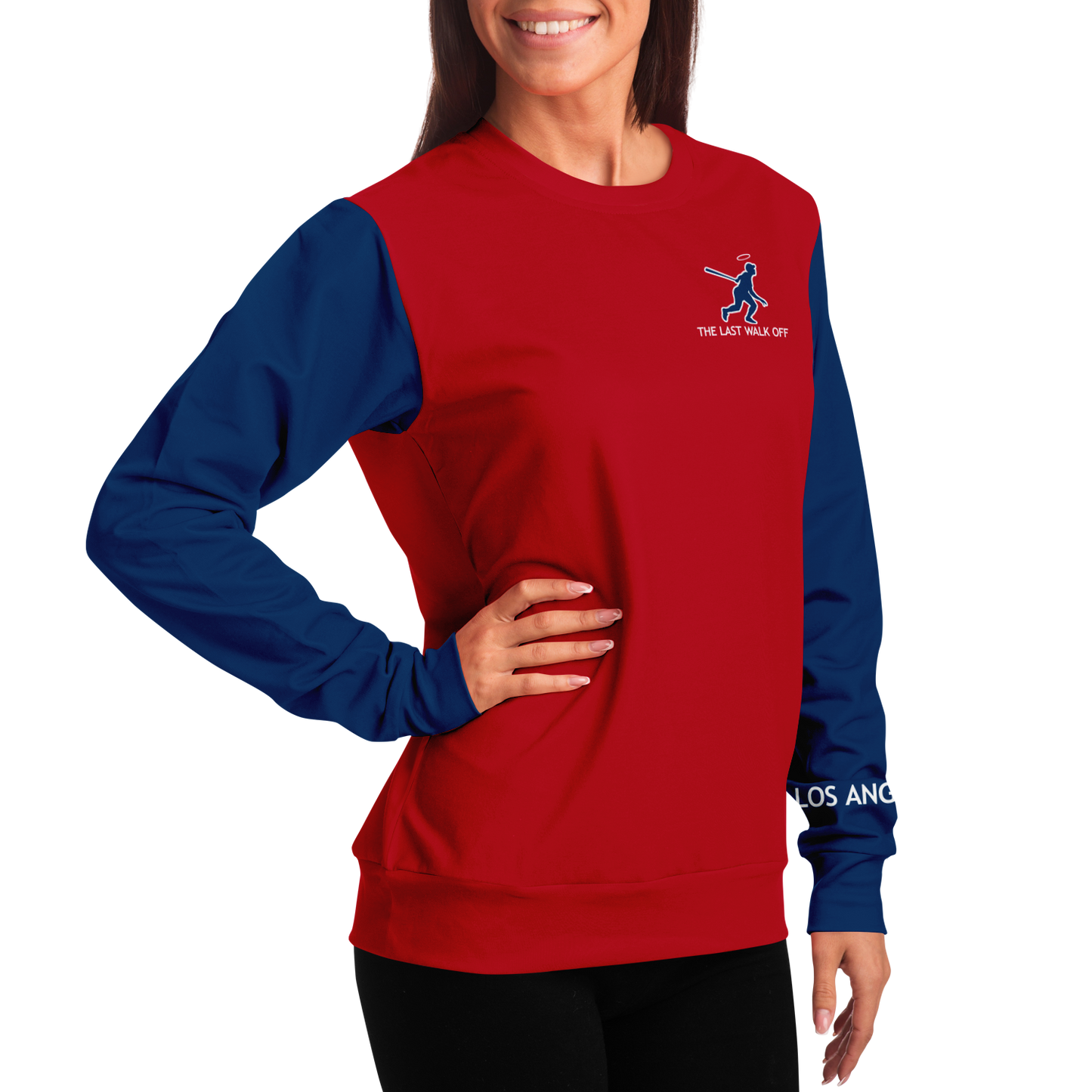 Los Angeles Blue Red Long Sleeve Shirt