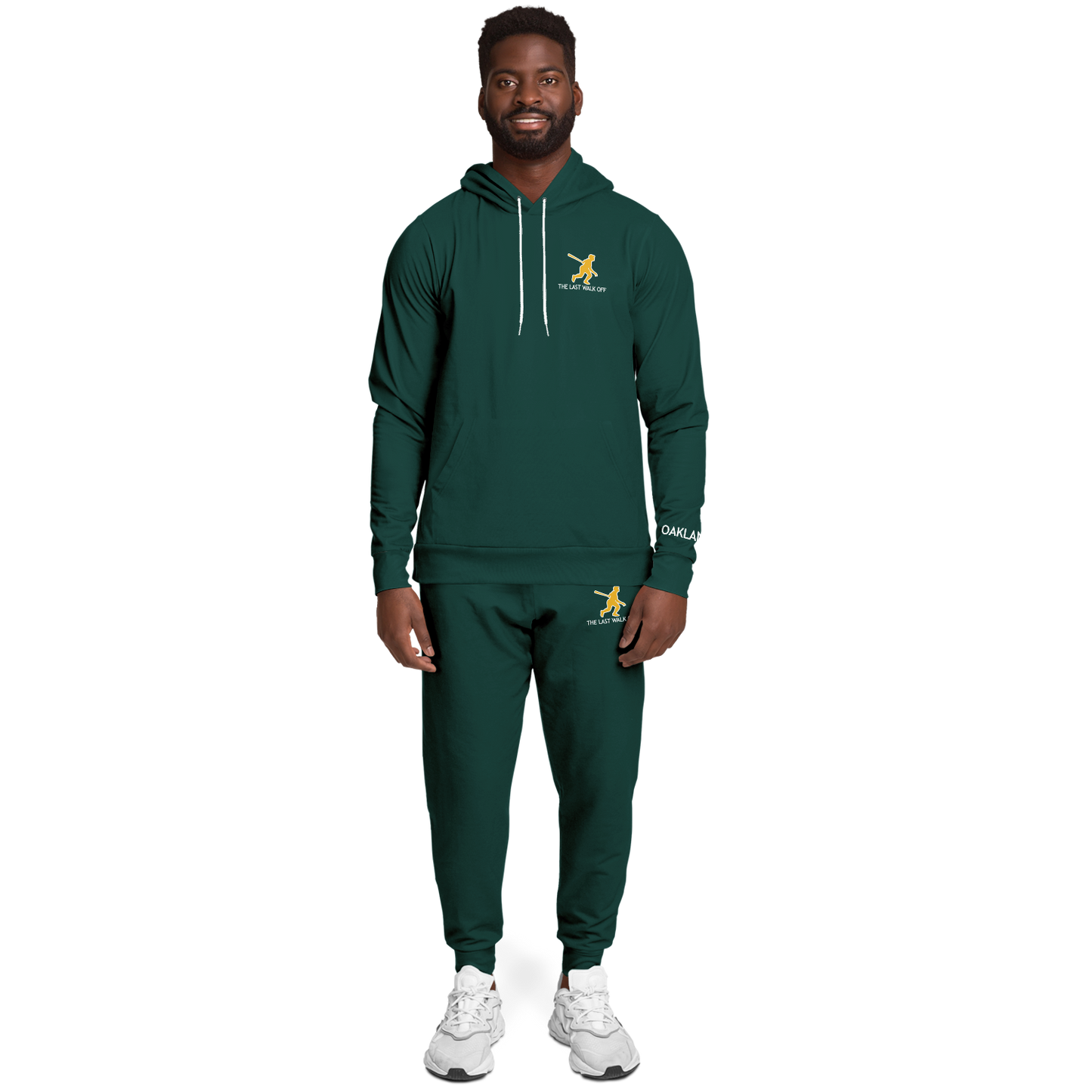 Oakland Green Hoodie and Joggers TWO