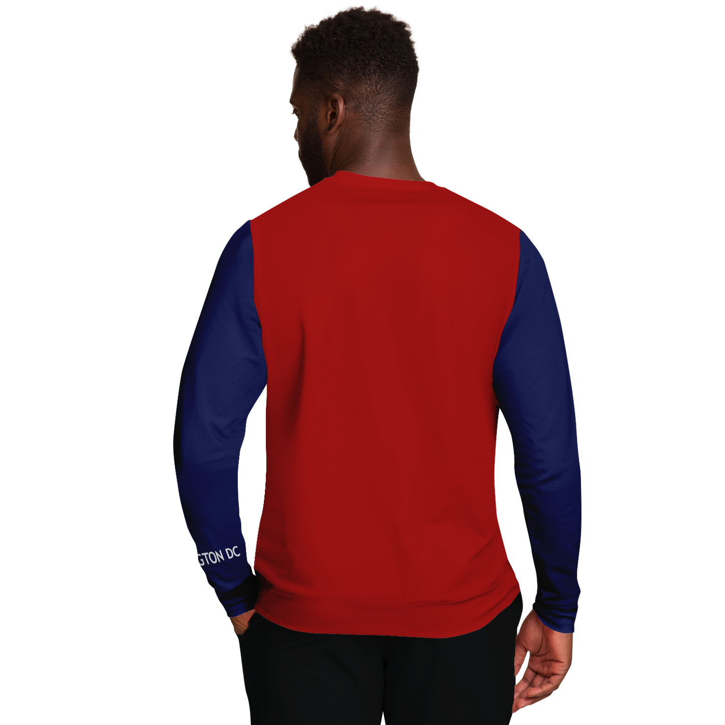 Washington Red Blue Long Sleeve Shirt
