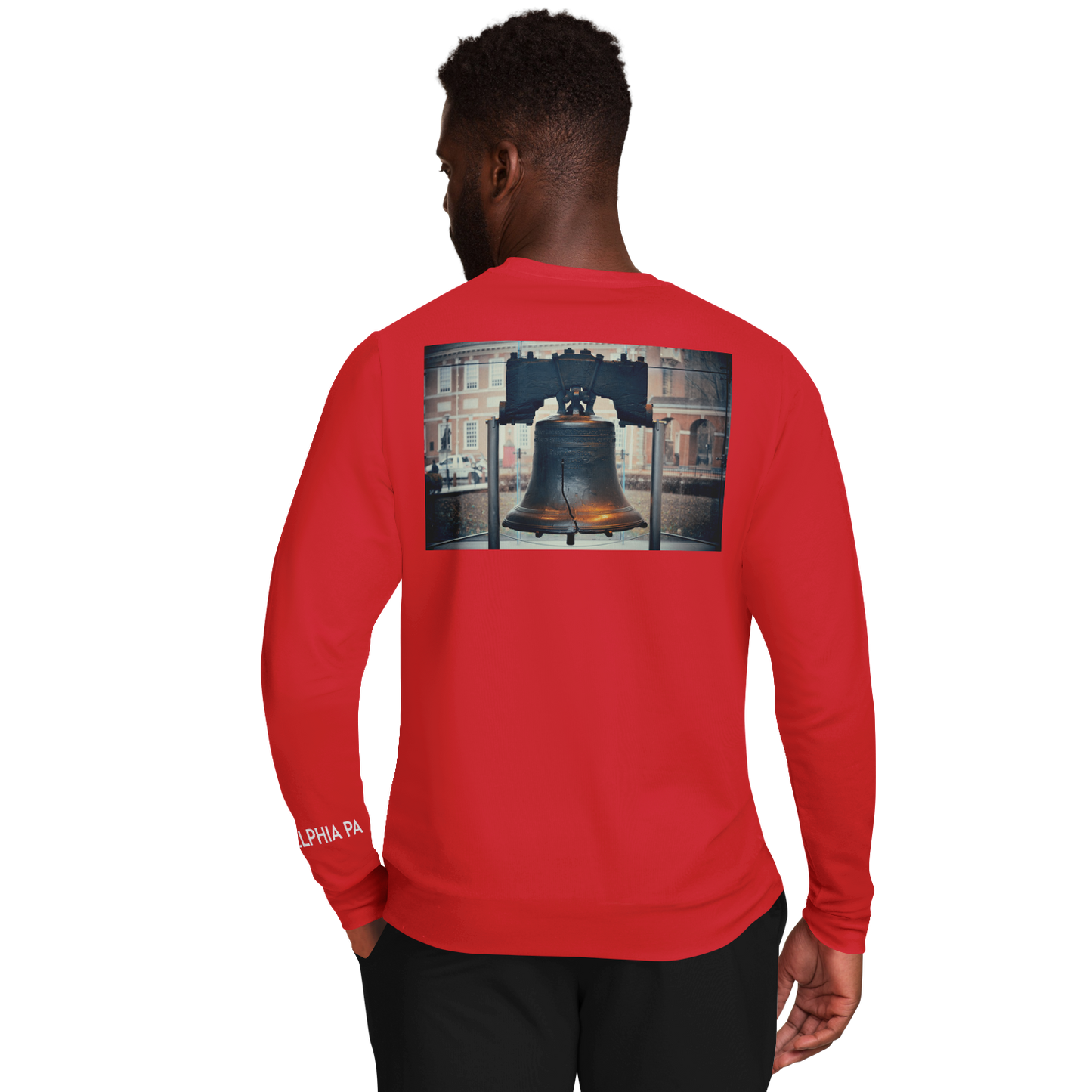 Philadelphia Red Long Sleeve Shirt Liberty Bell