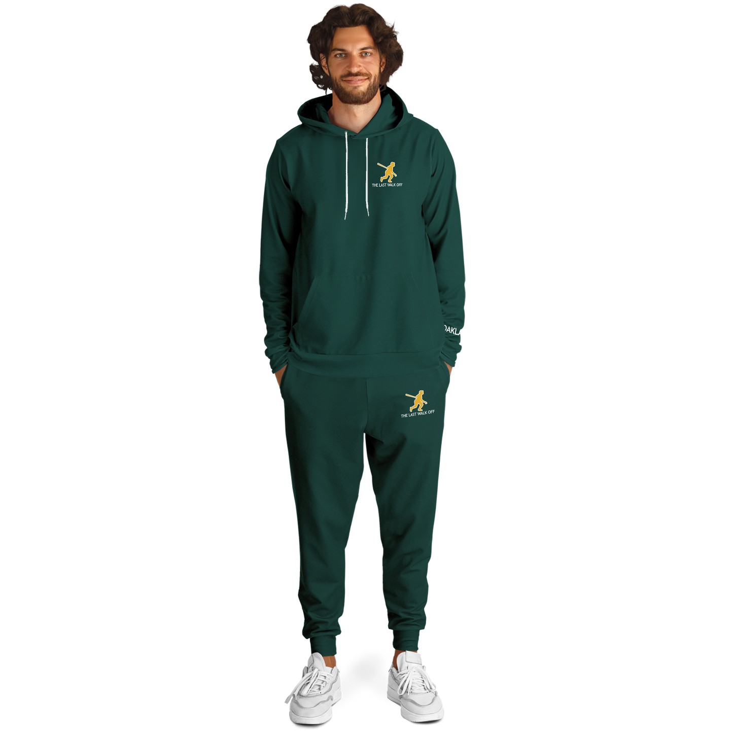 Oakland Green Hoodie and Joggers TWO