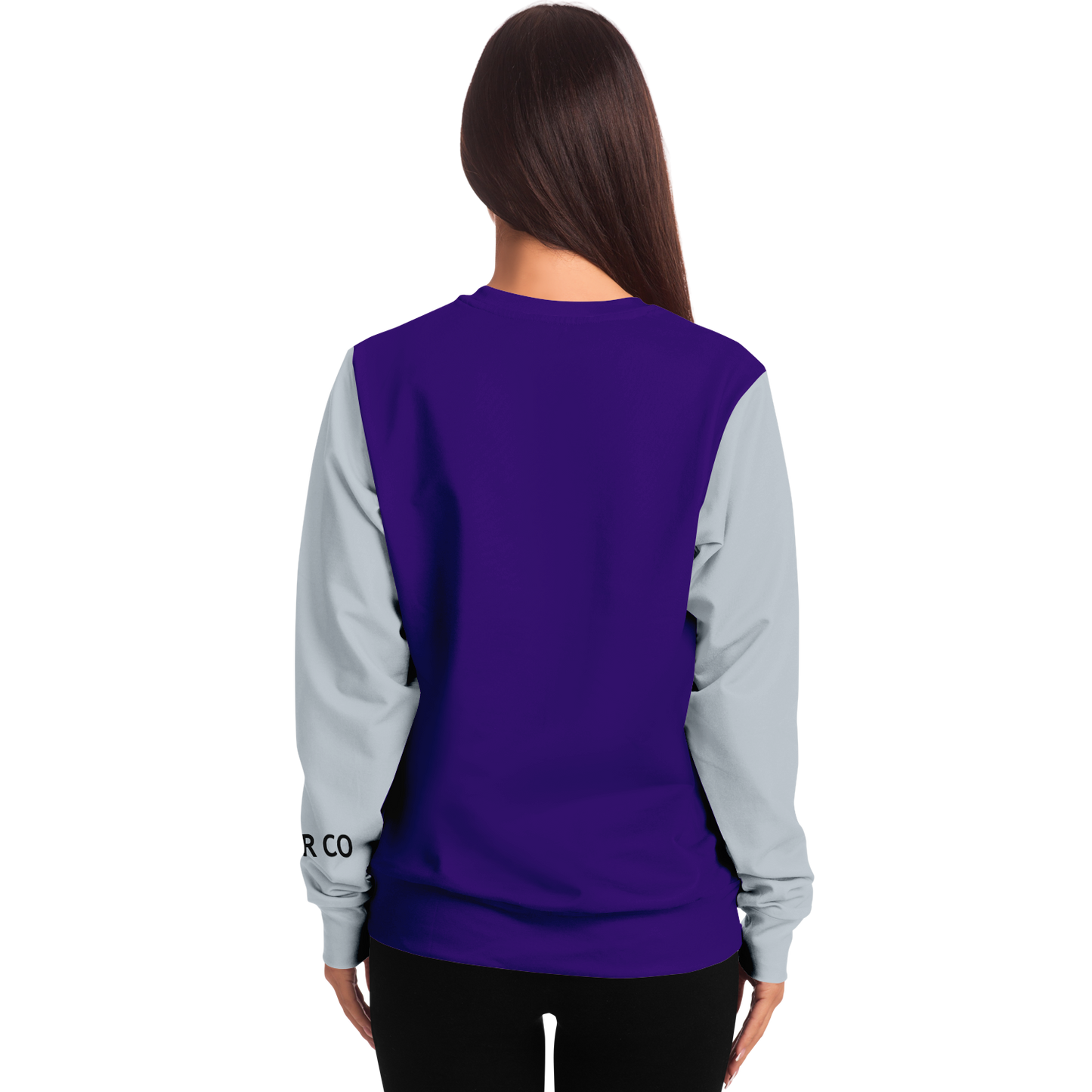Denver Purple Gray Long Sleeve Shirt