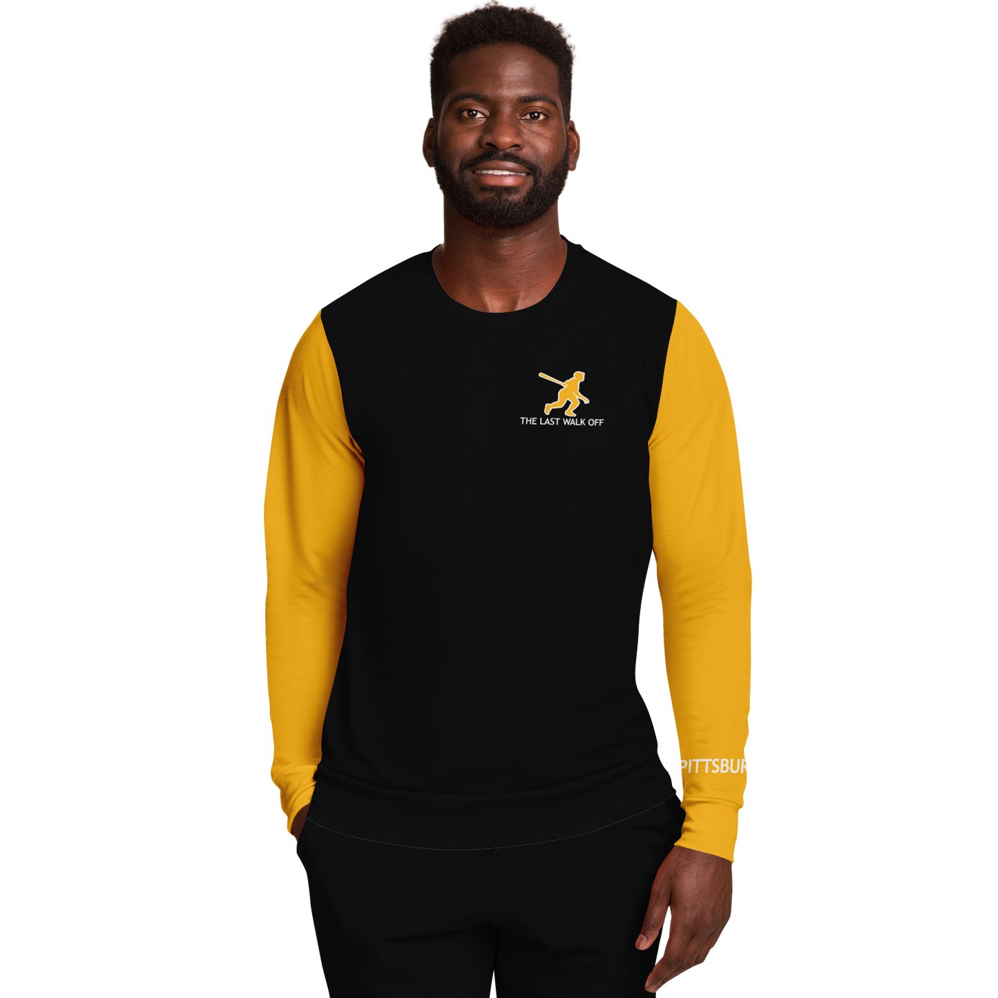 Pittsburgh Black Yellow Long Sleeve Shirt
