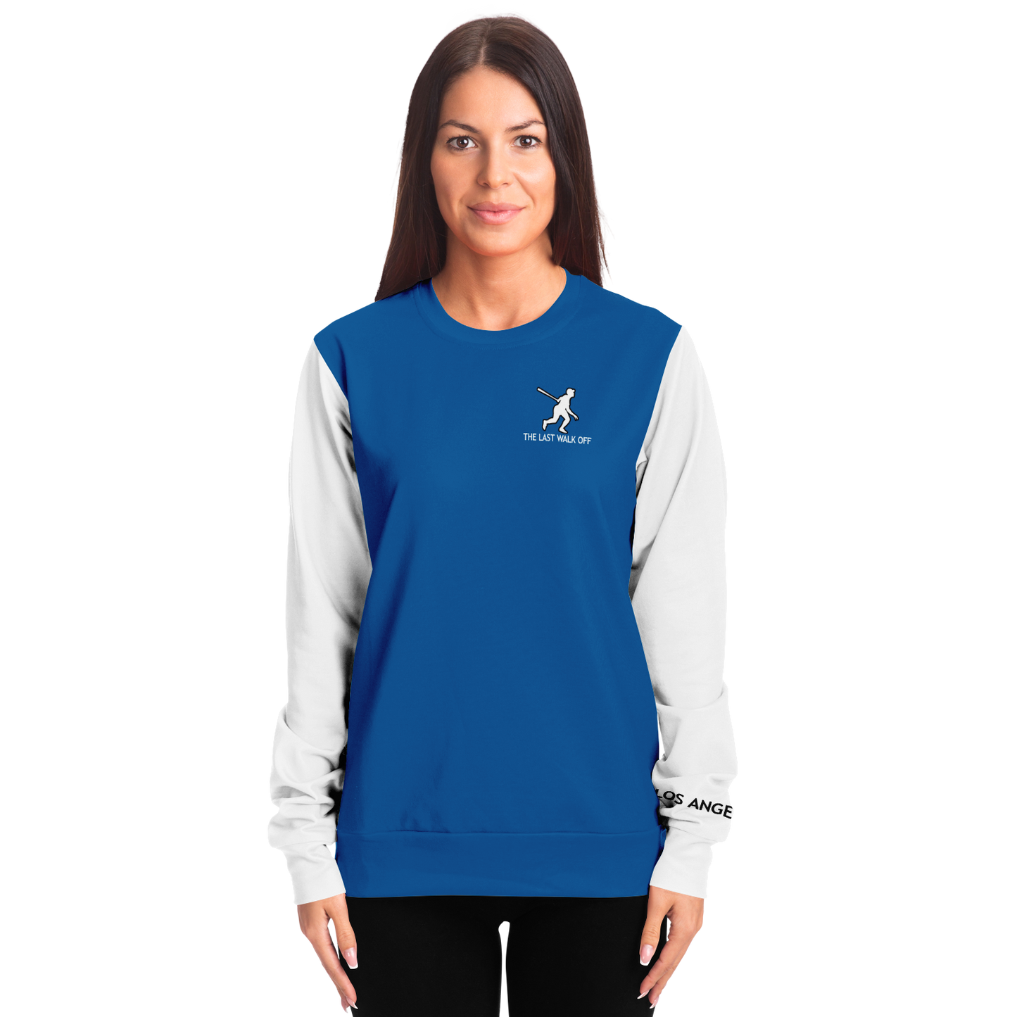 Los Angeles Blue White Long Sleeve Shirt