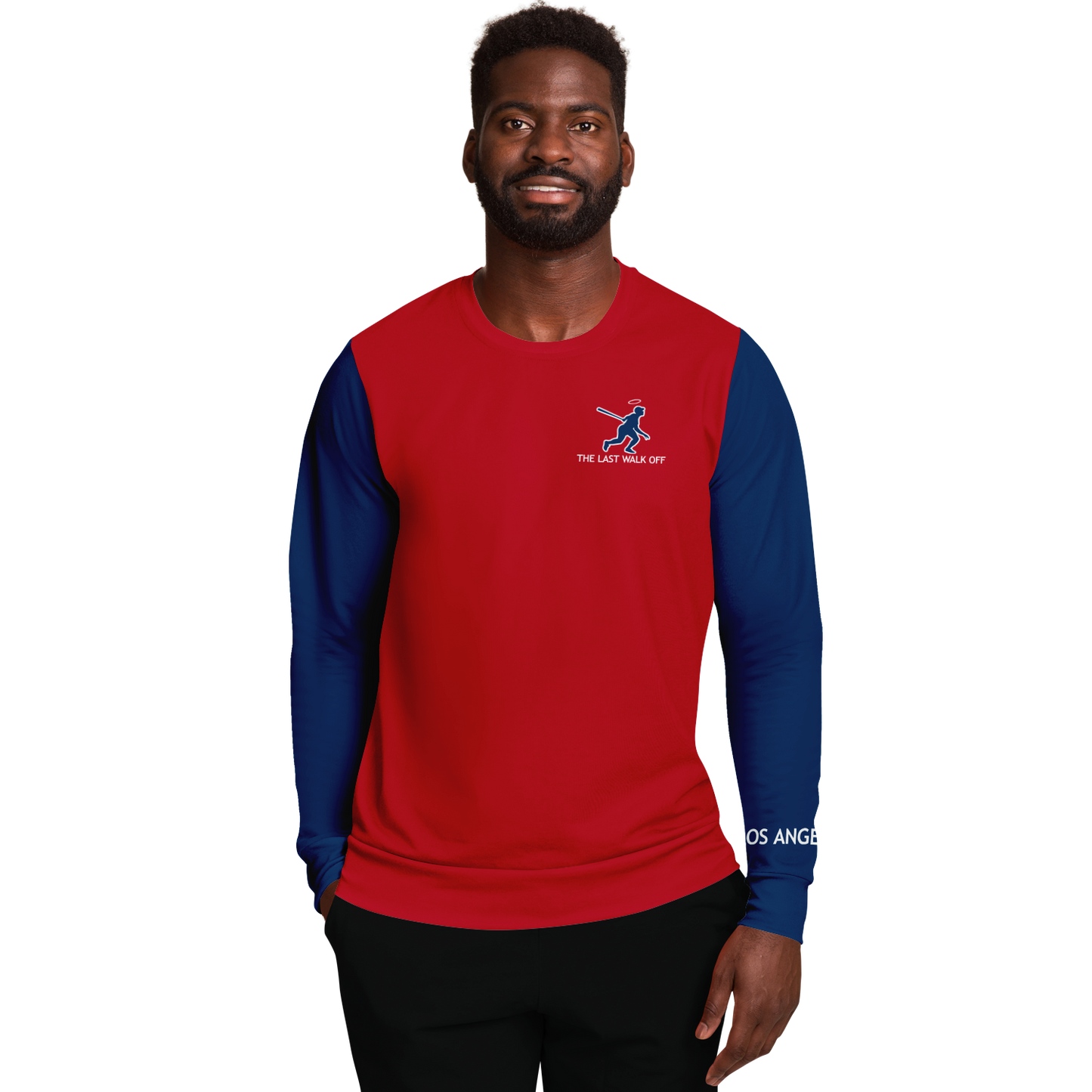 Los Angeles Blue Red Long Sleeve Shirt