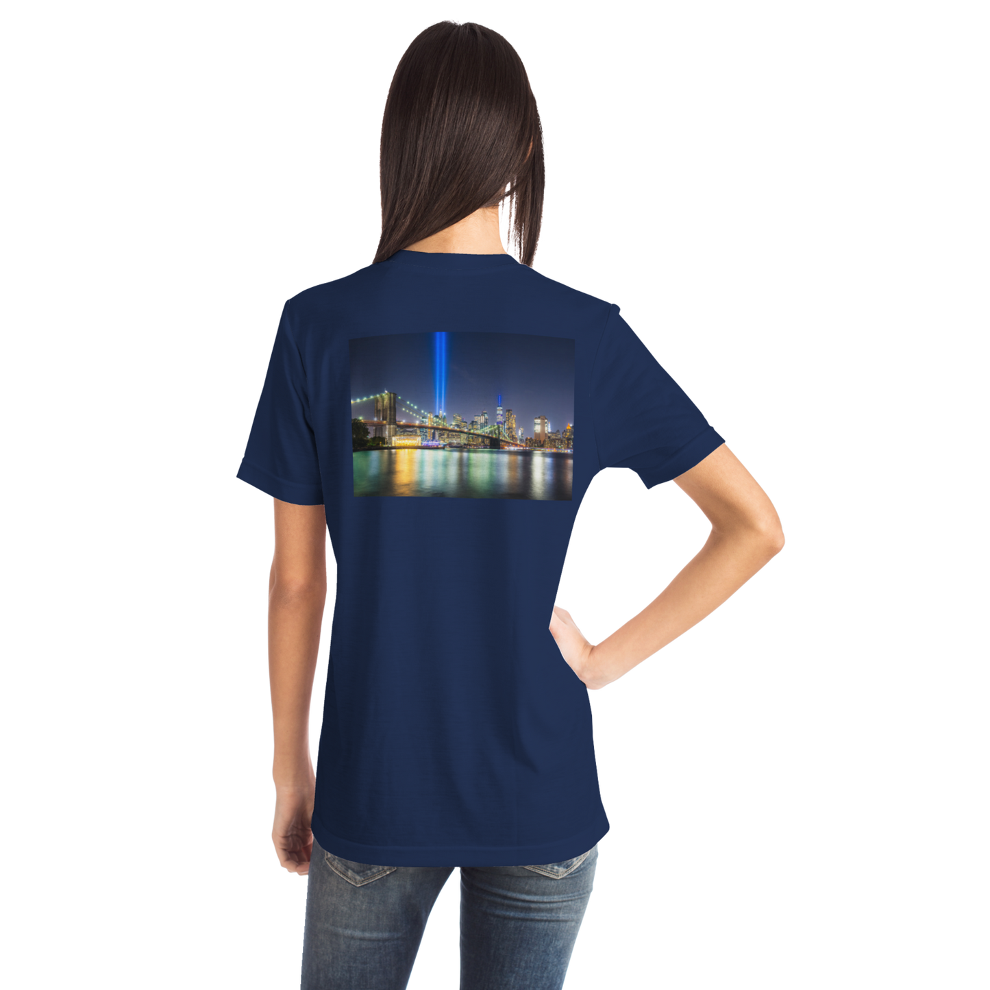New York Navy Blue T-Shirt LIGHTS