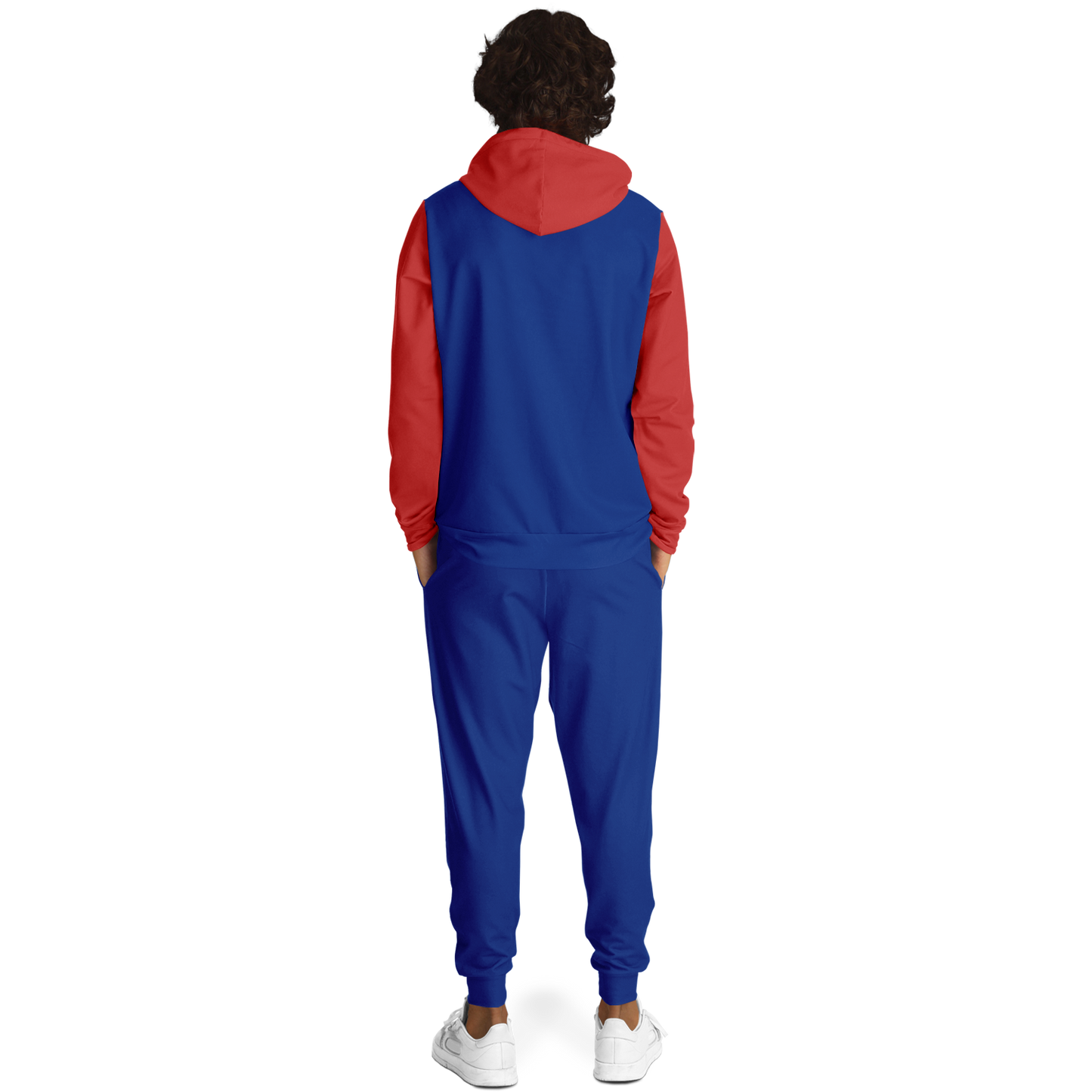 Chicago Blue Red Hoodie and Joggers