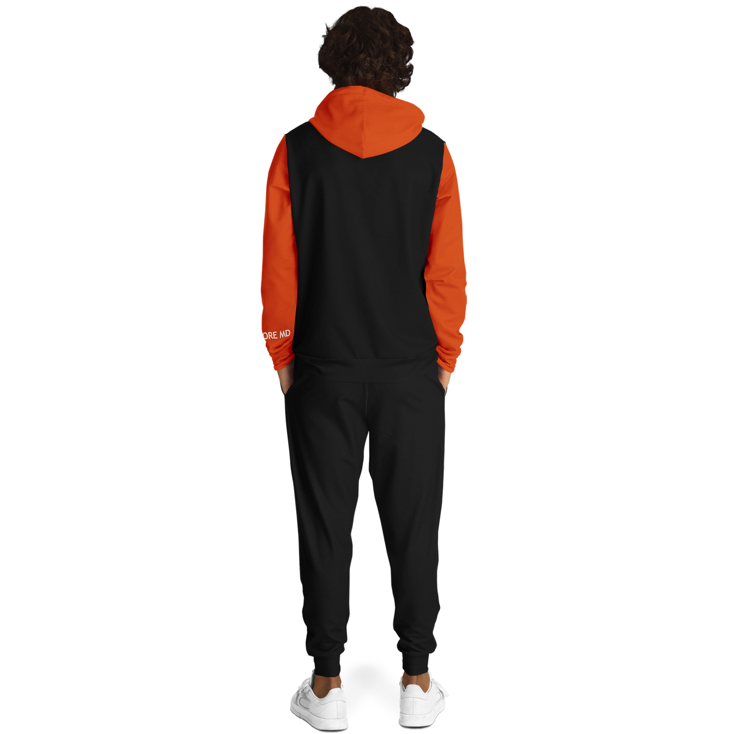 Baltimore Black Orange Hoodie and Joggers
