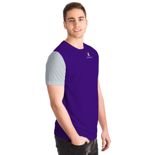 Denver Purple Gray Short Sleeve Shirt