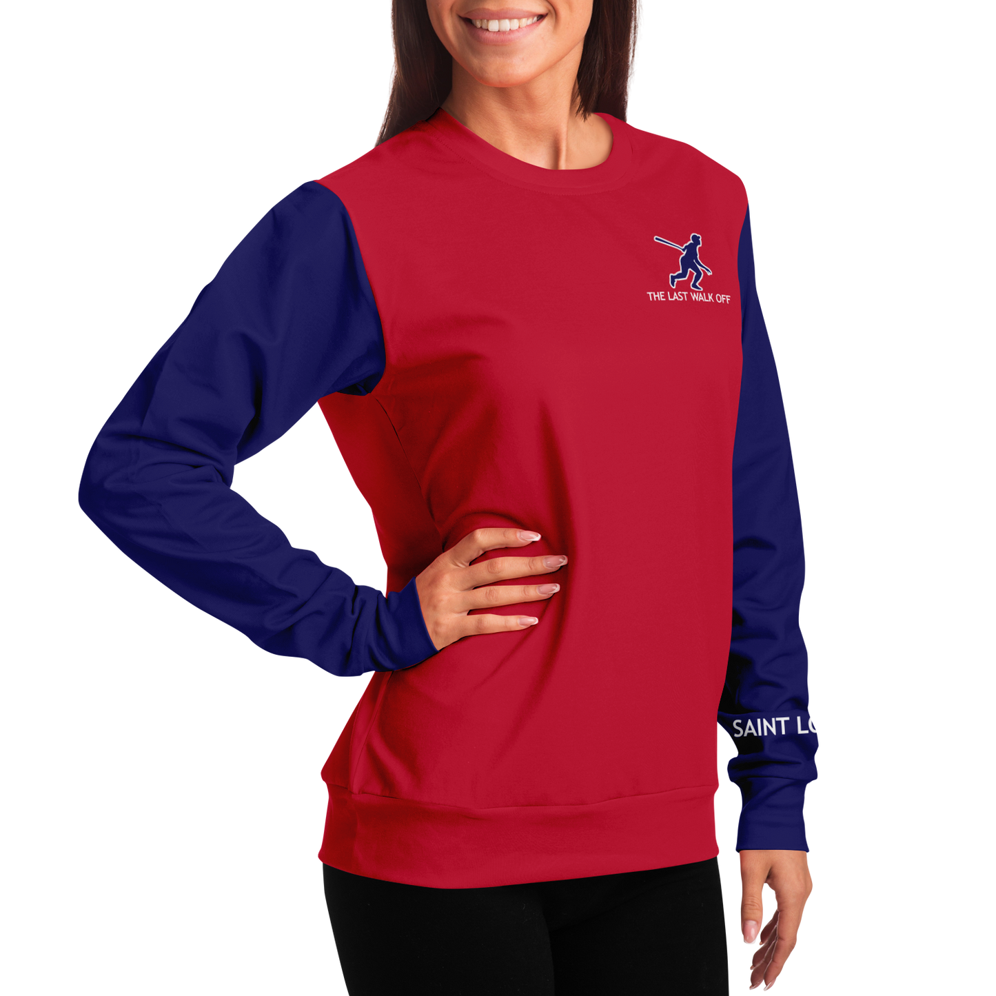 Saint Louis Red Blue Long Sleeve Shirt