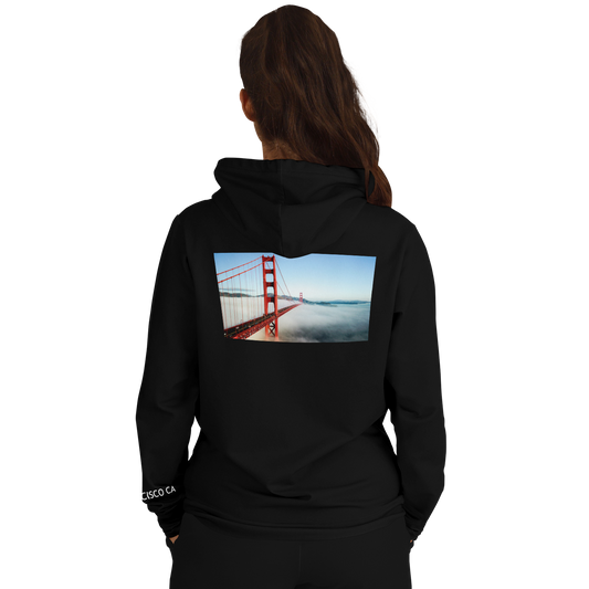San Francisco Black Hoodie Bridge