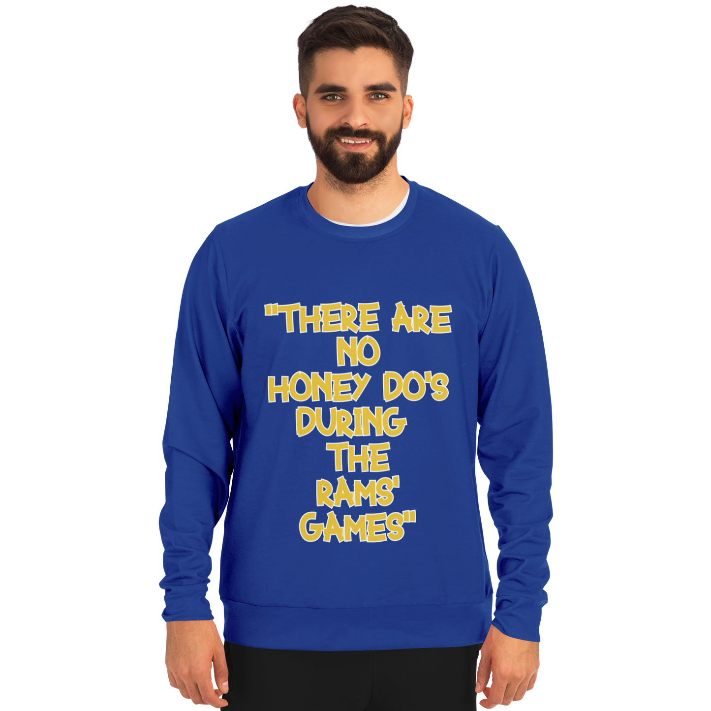 Honey Do's Blue Yellow Long Sleeve Shirt