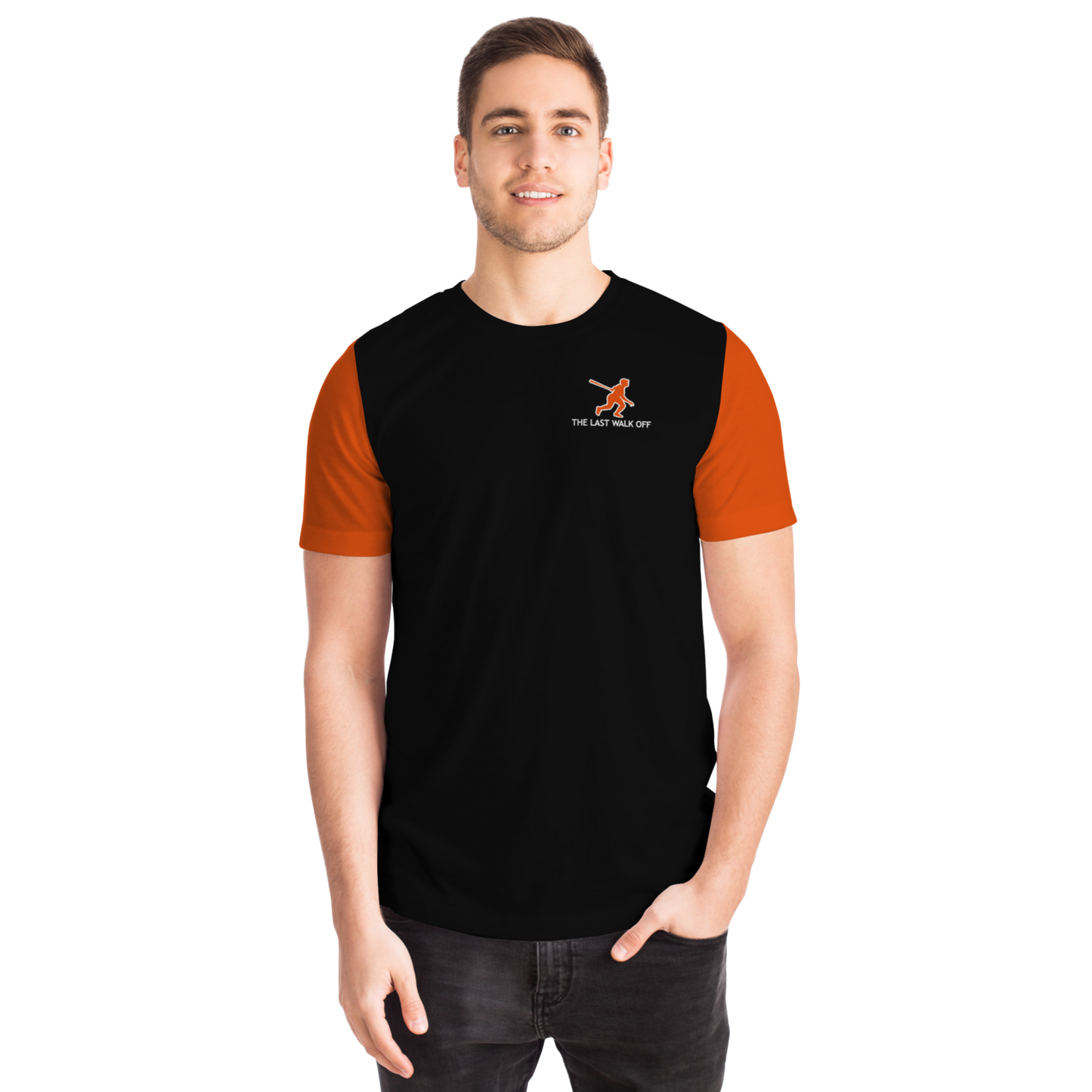Baltimore Black Orange Short Sleeve Shirt