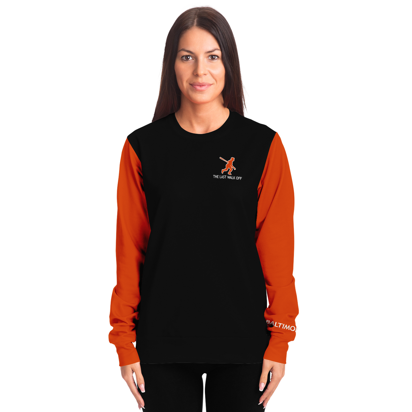 Baltimore Black Orange Long Sleeve Shirt