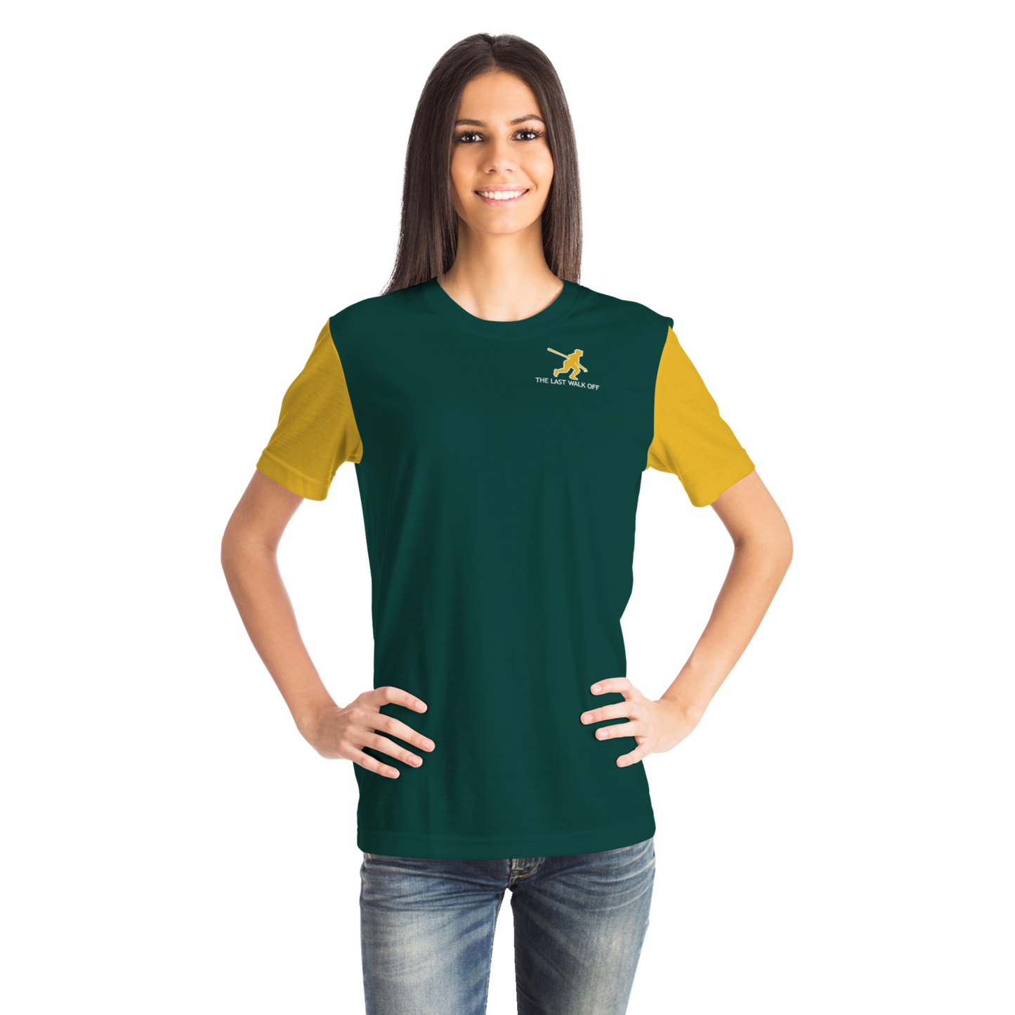 Oakland Green Gold Short Sleeve Shirt