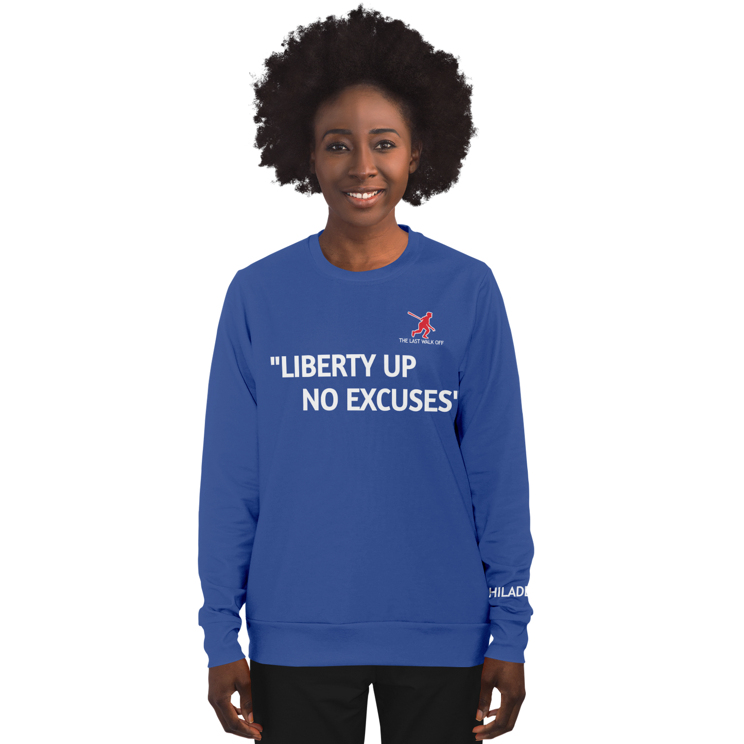 Philadelphia Blue Long Sleeve Shirt Quote