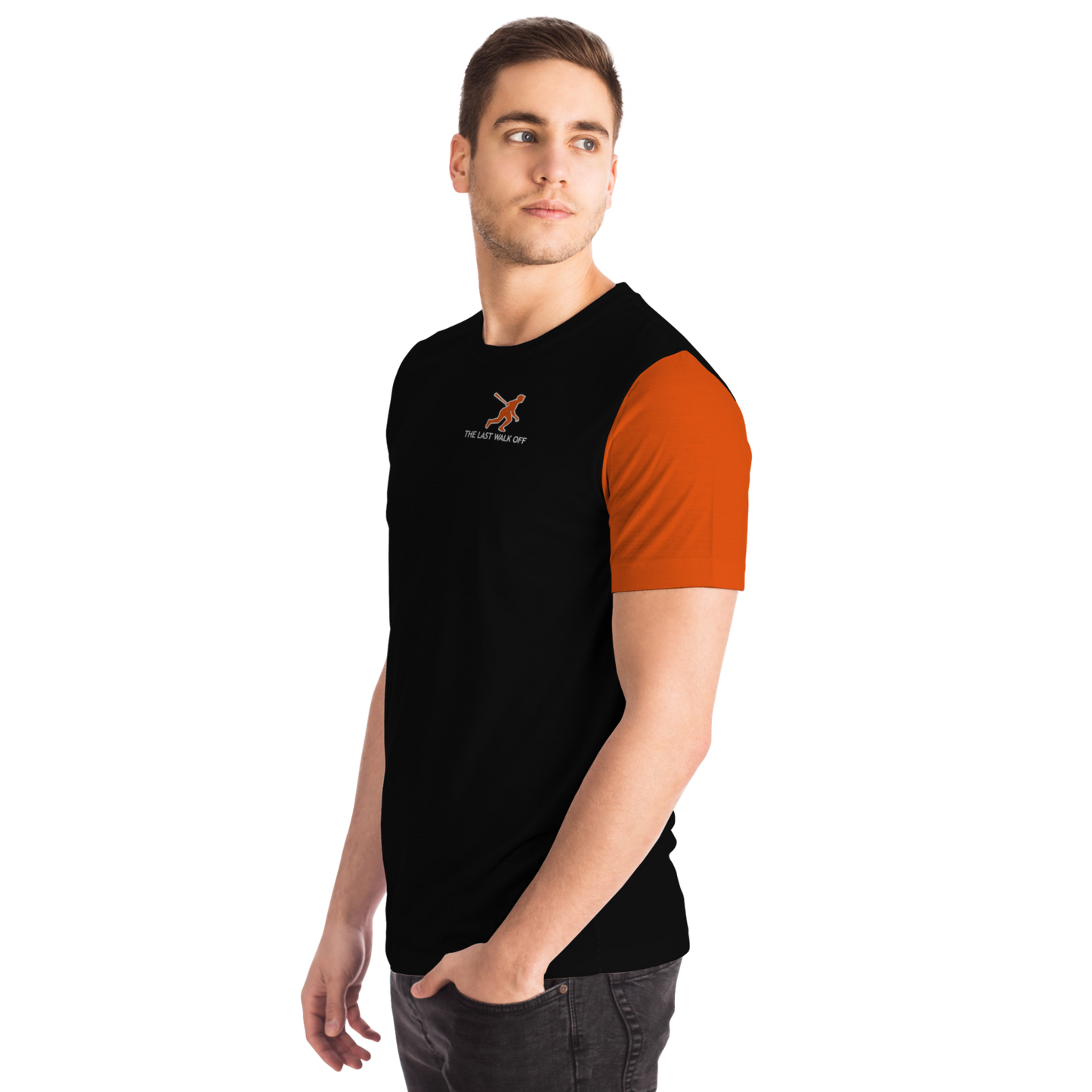 Baltimore Black Orange Short Sleeve Shirt