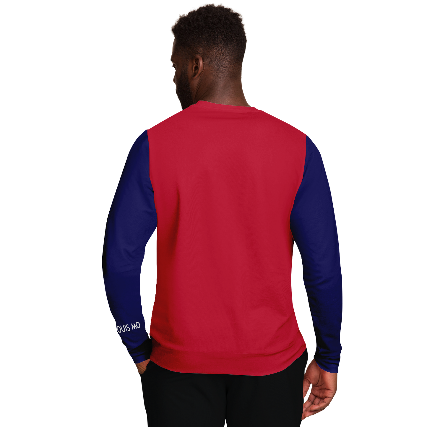 Saint Louis Red Blue Long Sleeve Shirt