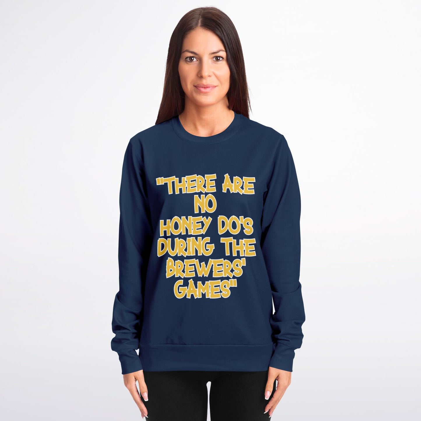 Honey Do's Navy Blue Yellow Long Sleeve Shirt 2