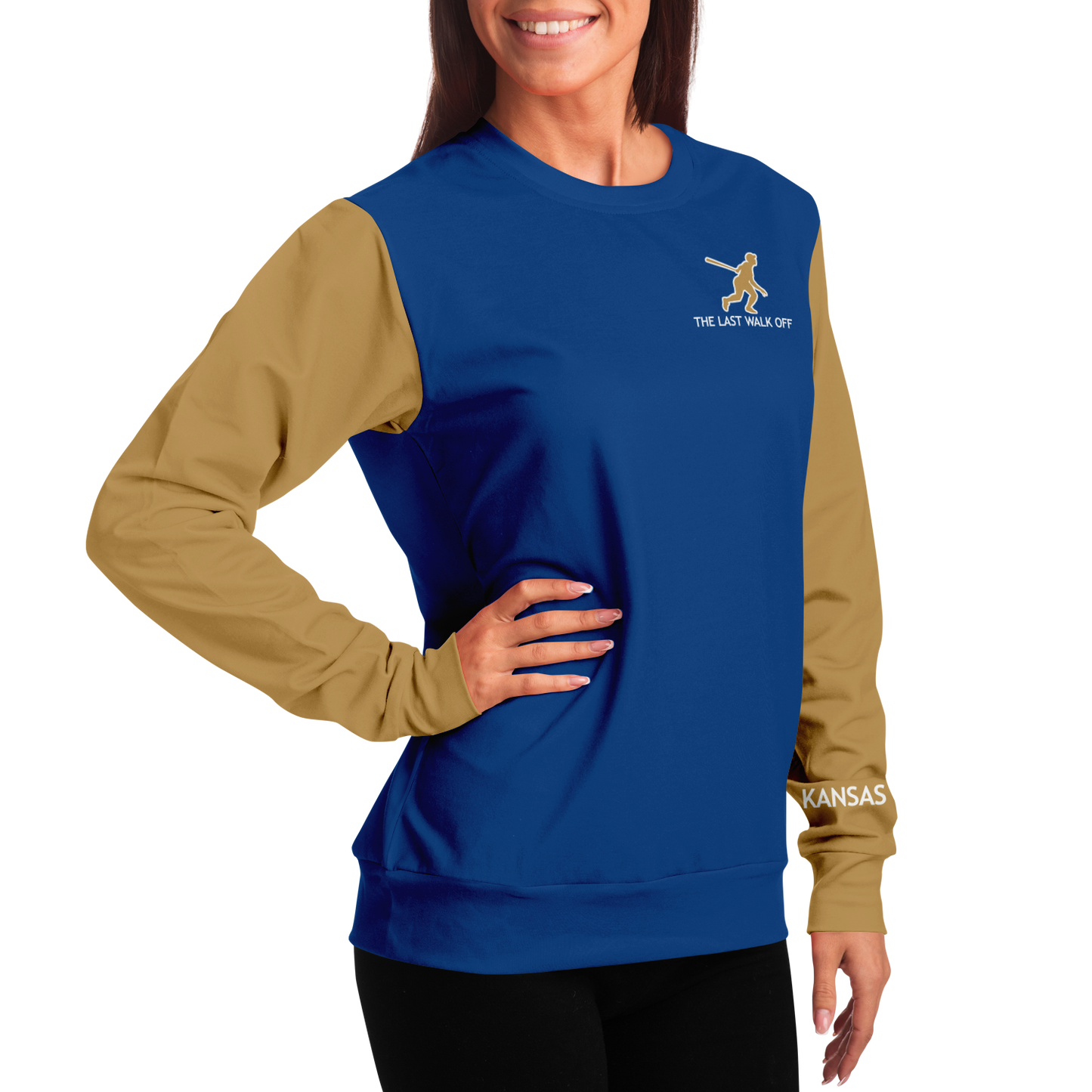 Kansas City Blue Gold Long Sleeve Shirt