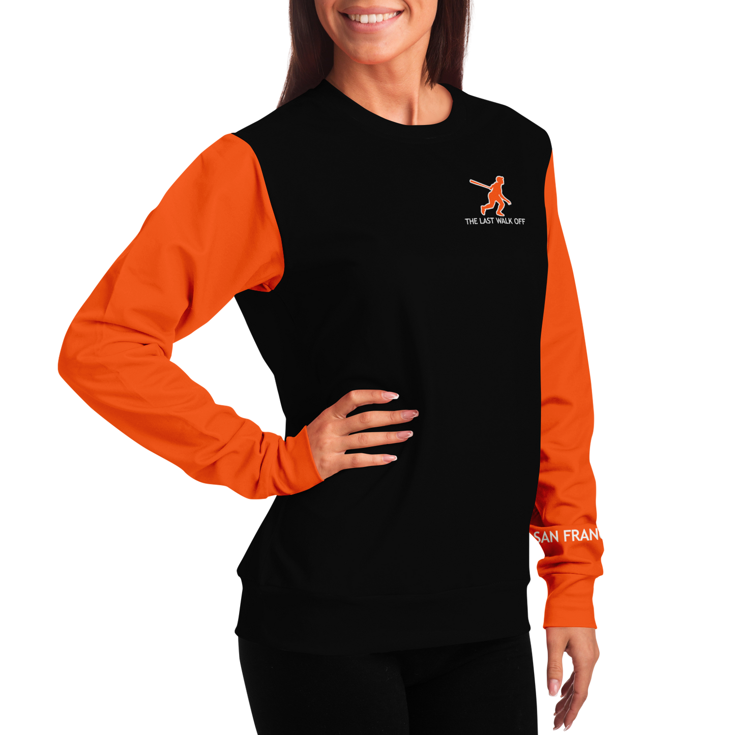San Francisco Black Orange Long Sleeve Shirt