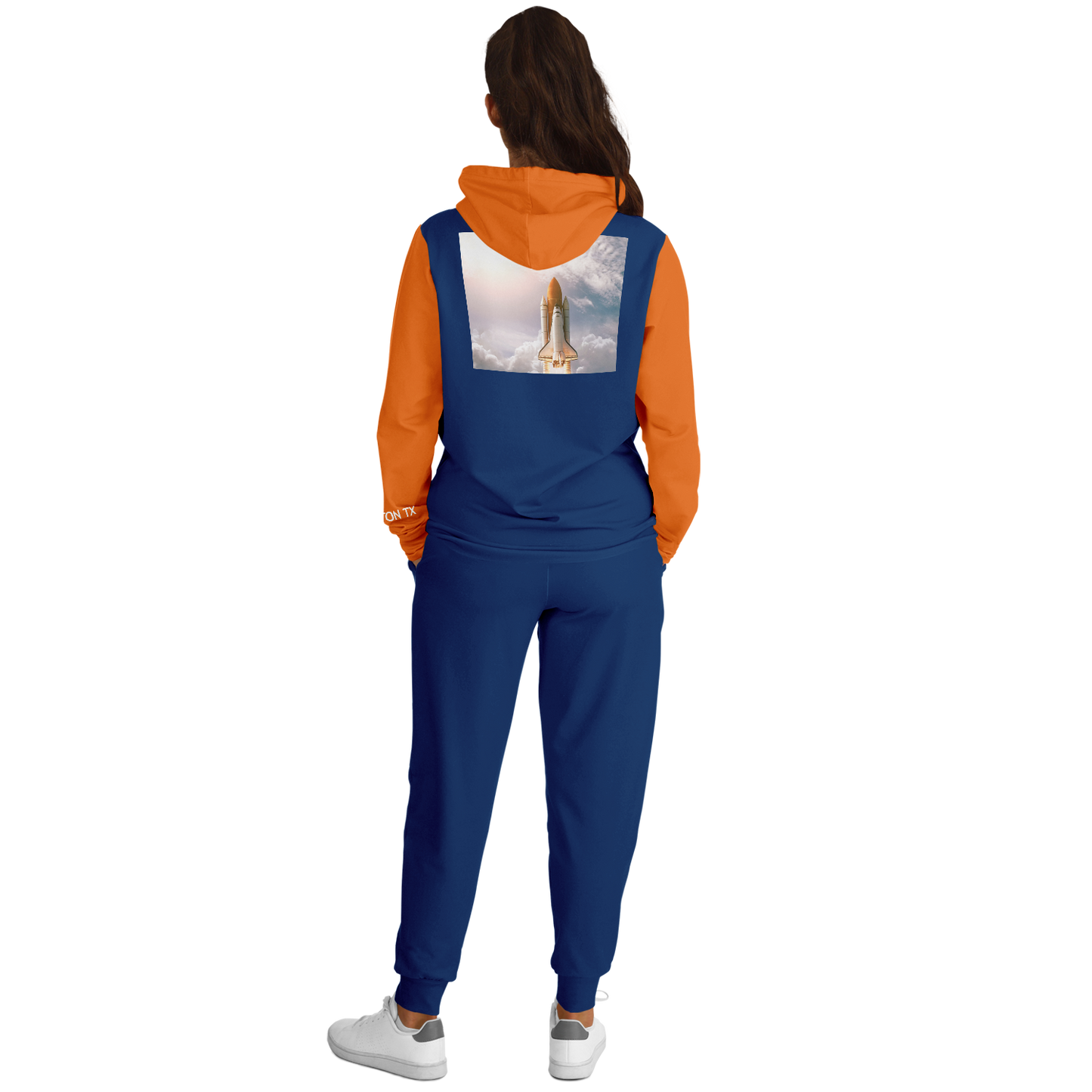 Houston Blue Orange Hoodie and Joggers Rocket