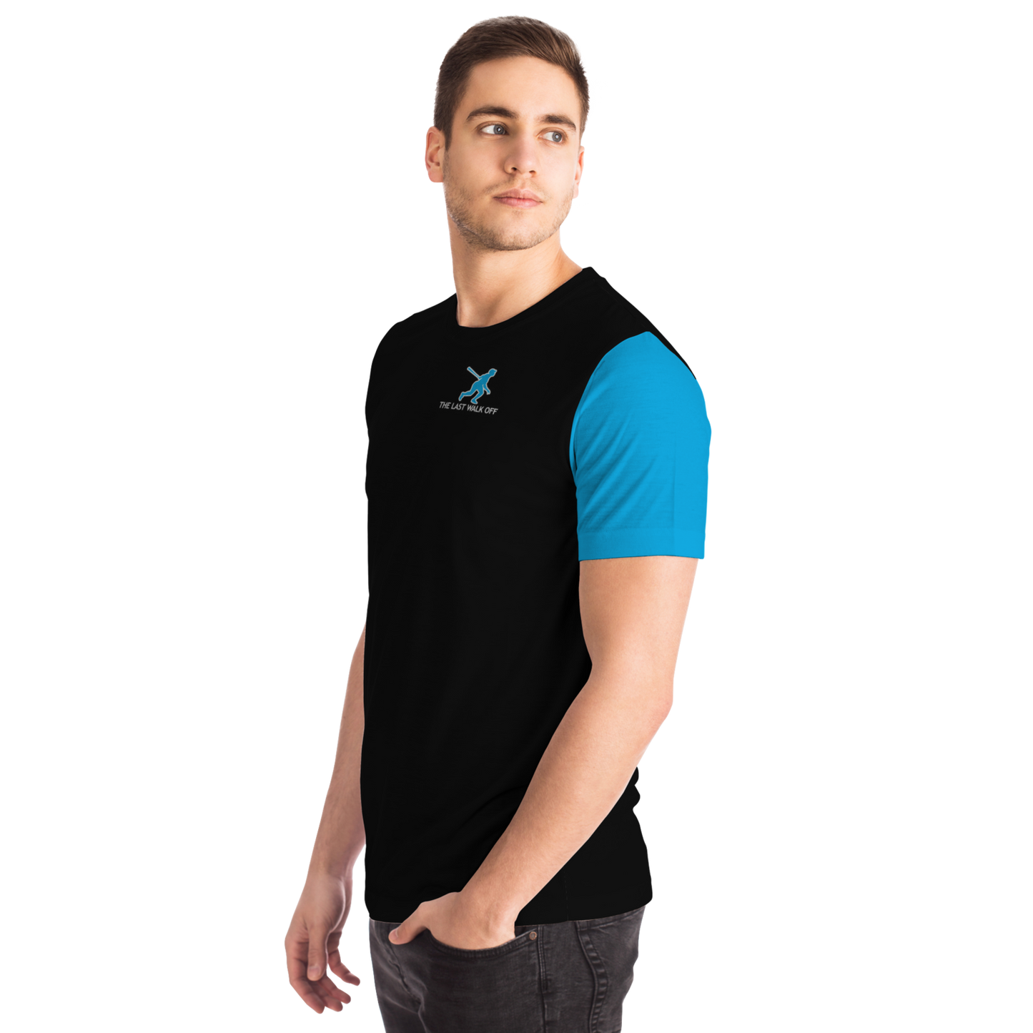 Miami Black Blue Short Sleeve Shirt
