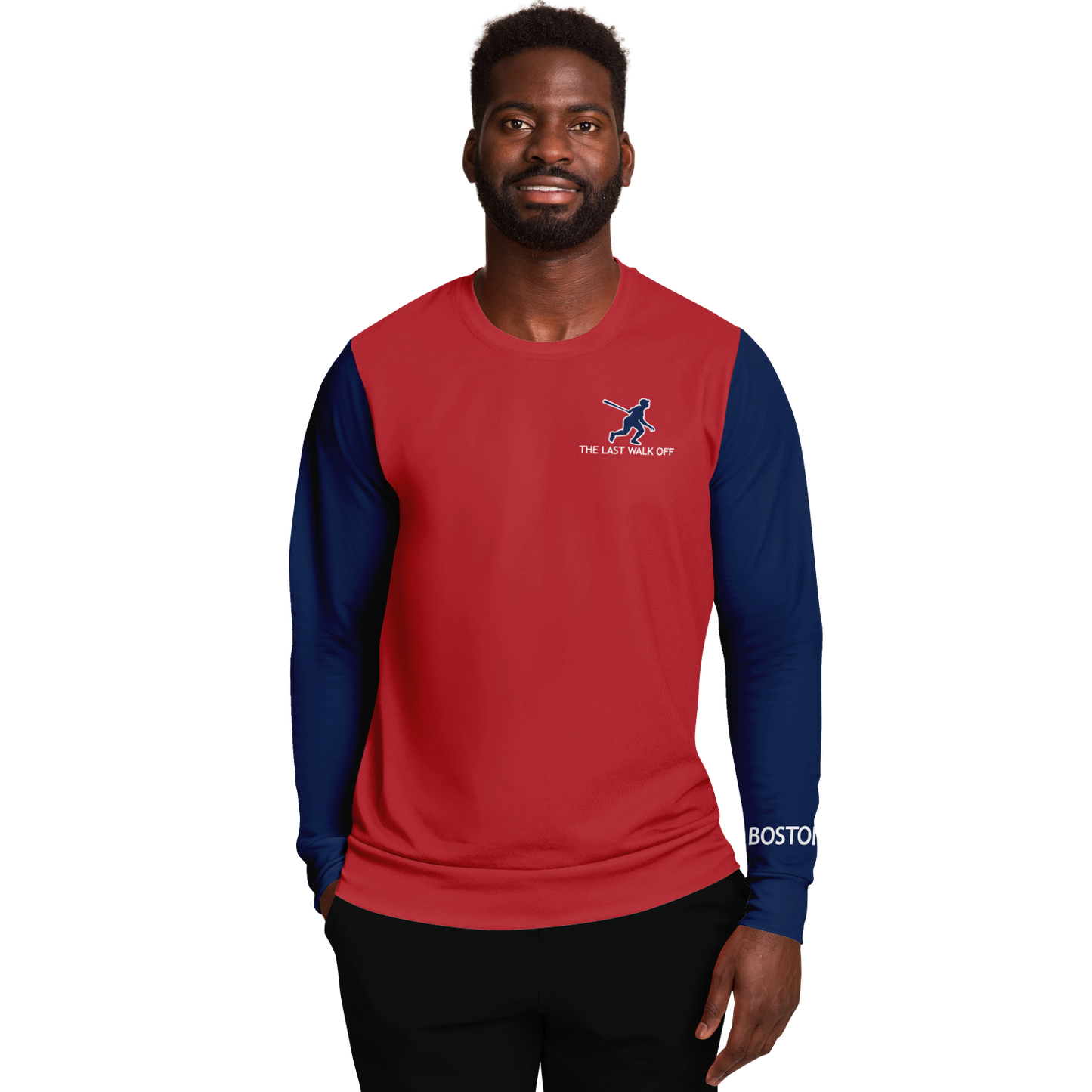 Boston Red Navy Blue Long Sleeve Shirt