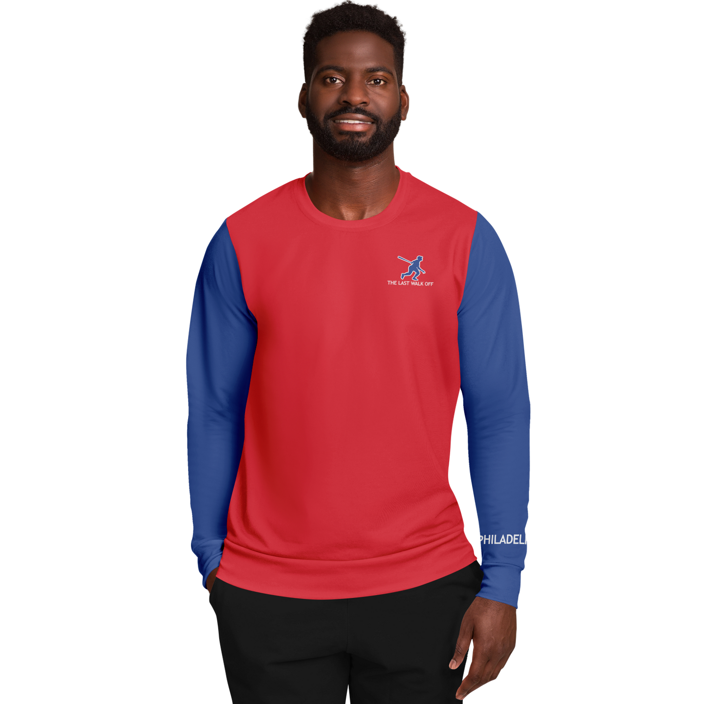 Philadelphia Red Blue Long Sleeve Shirt Liberty Bell