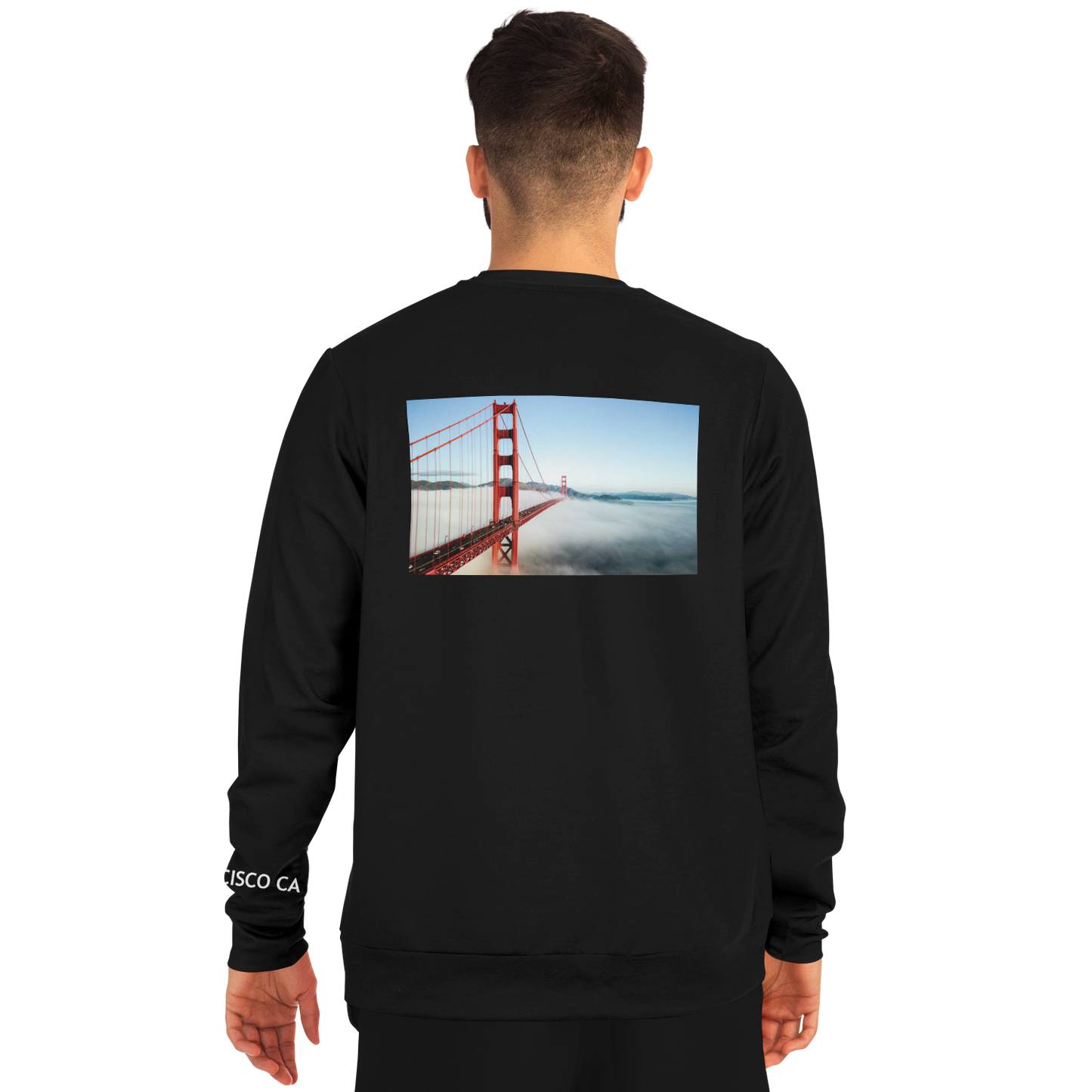 San Francisco Black Long Sleeve Shirt Bridge